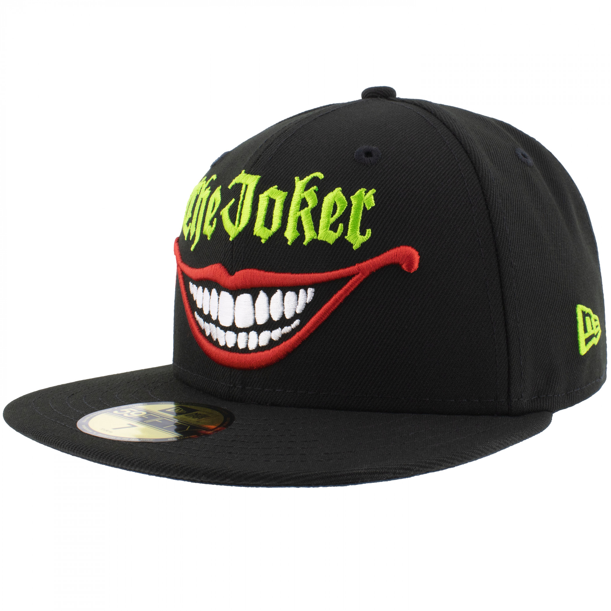 The Joker Smile Black Colorway New Era 59Fifty Fitted Hat