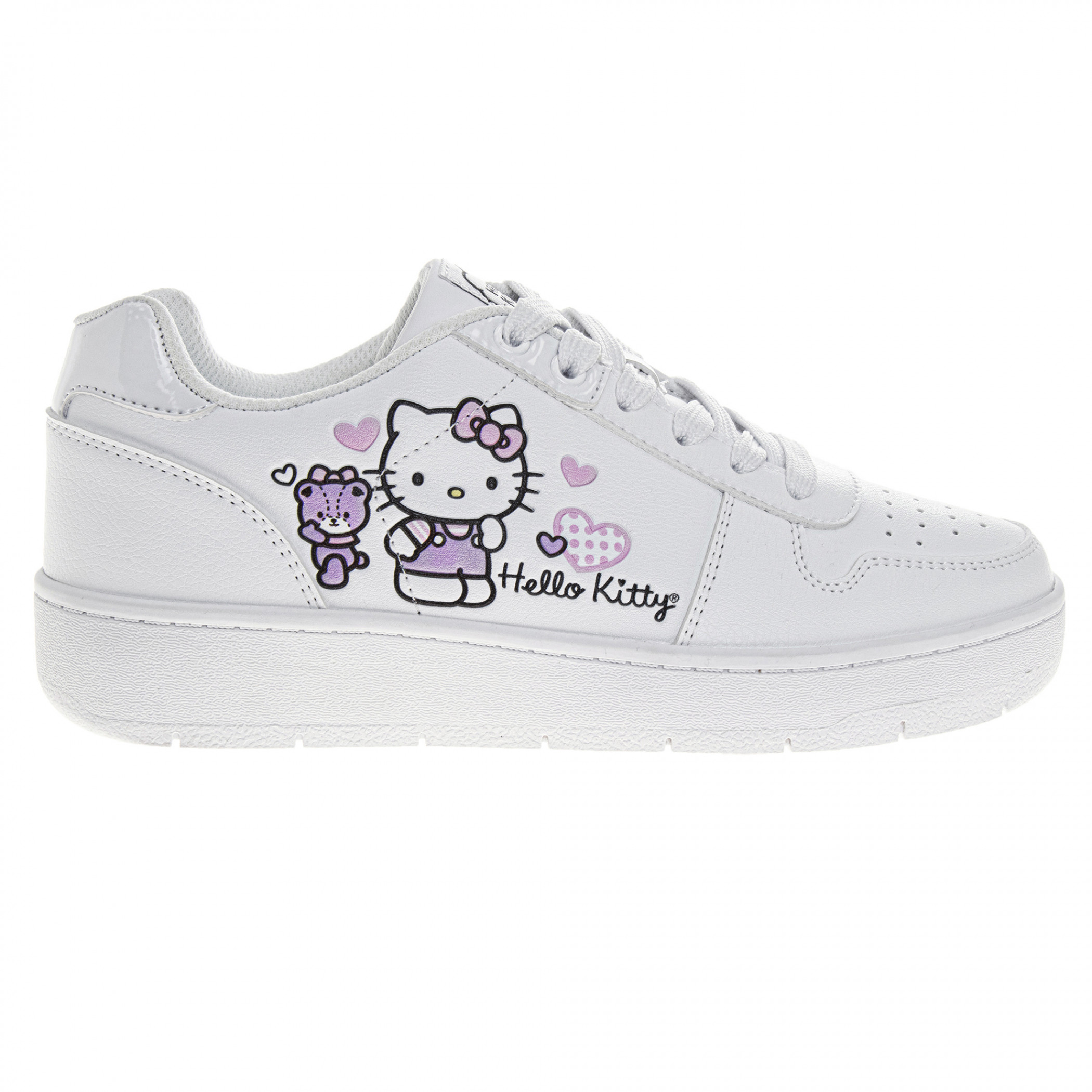 Hello Kitty Pink Hearts Adult's Sneakers