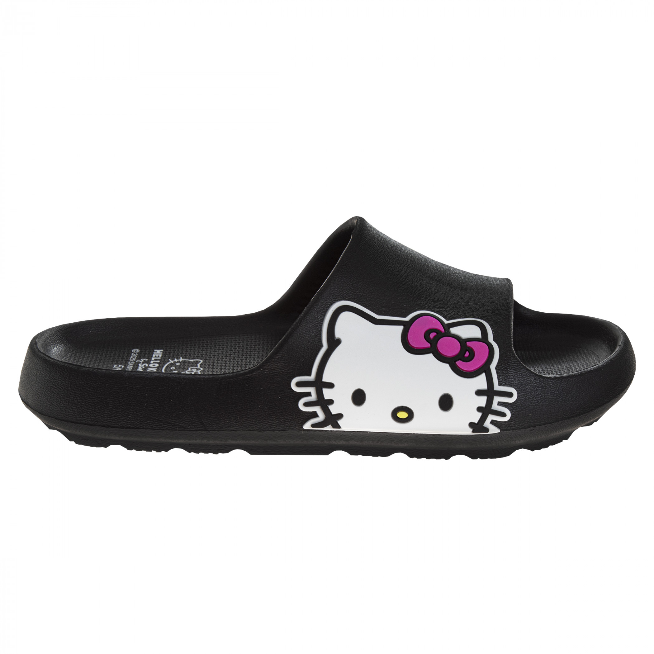 Hello Kitty Side Logo Adult's Slide Sandals