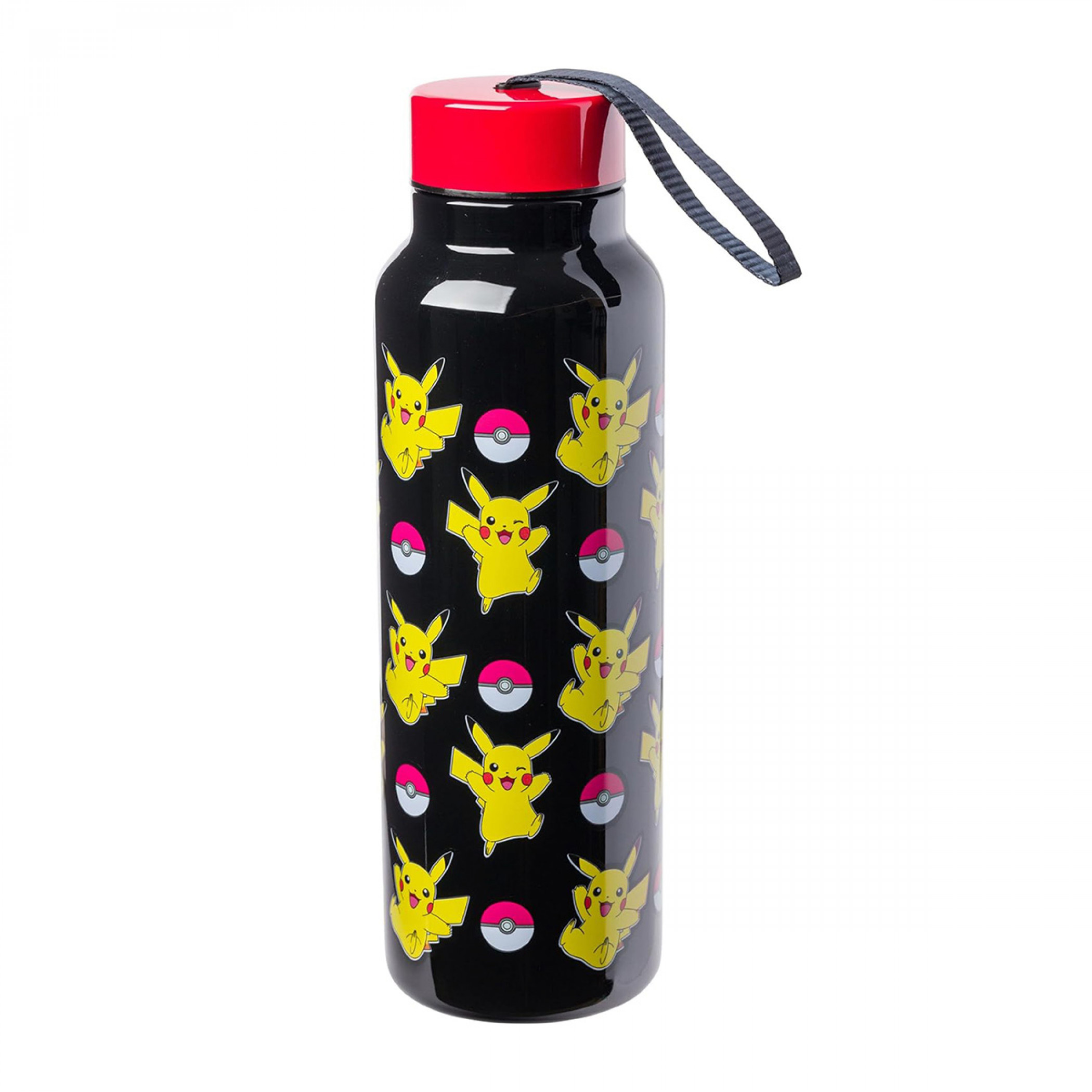 Pokemon Pikachu Jump 27oz Stainless Steel Water Bottle with Strap