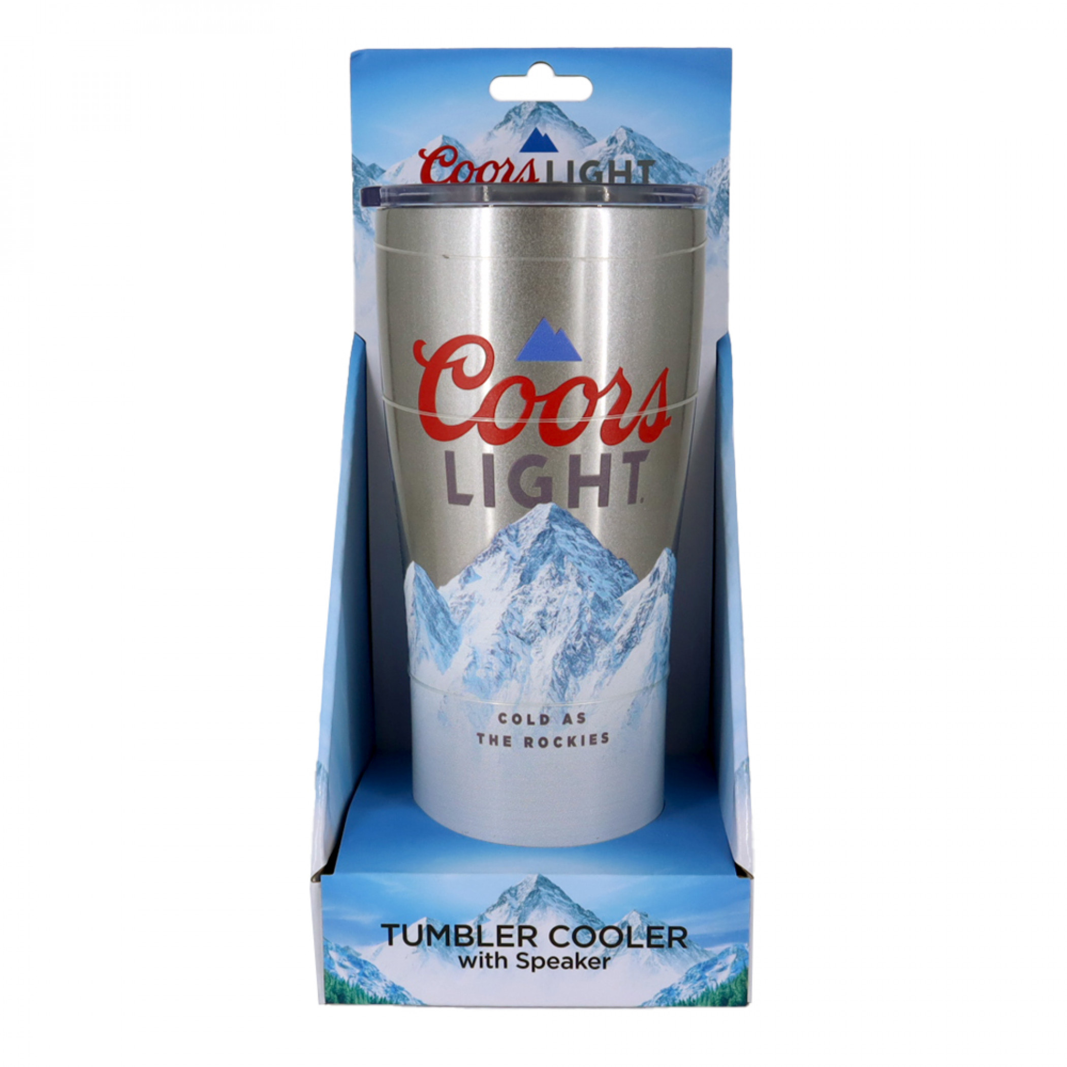 Coors Light Stainless Steel Tumbler with Built in Bluetooth Speaker