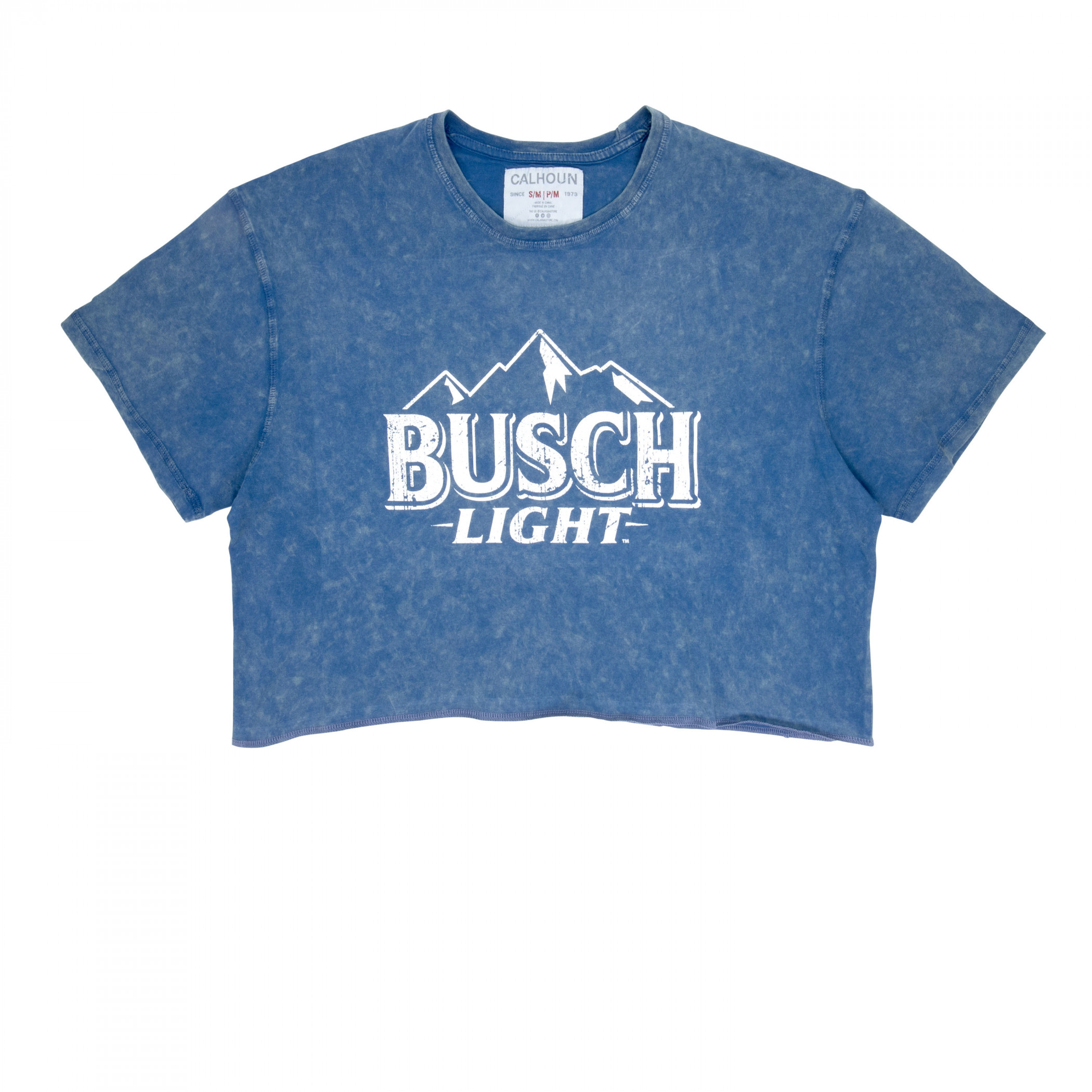 Busch Light Circle Logo Mineral Wash Navy Colorway Women's Crop Top -  WearYourBeer