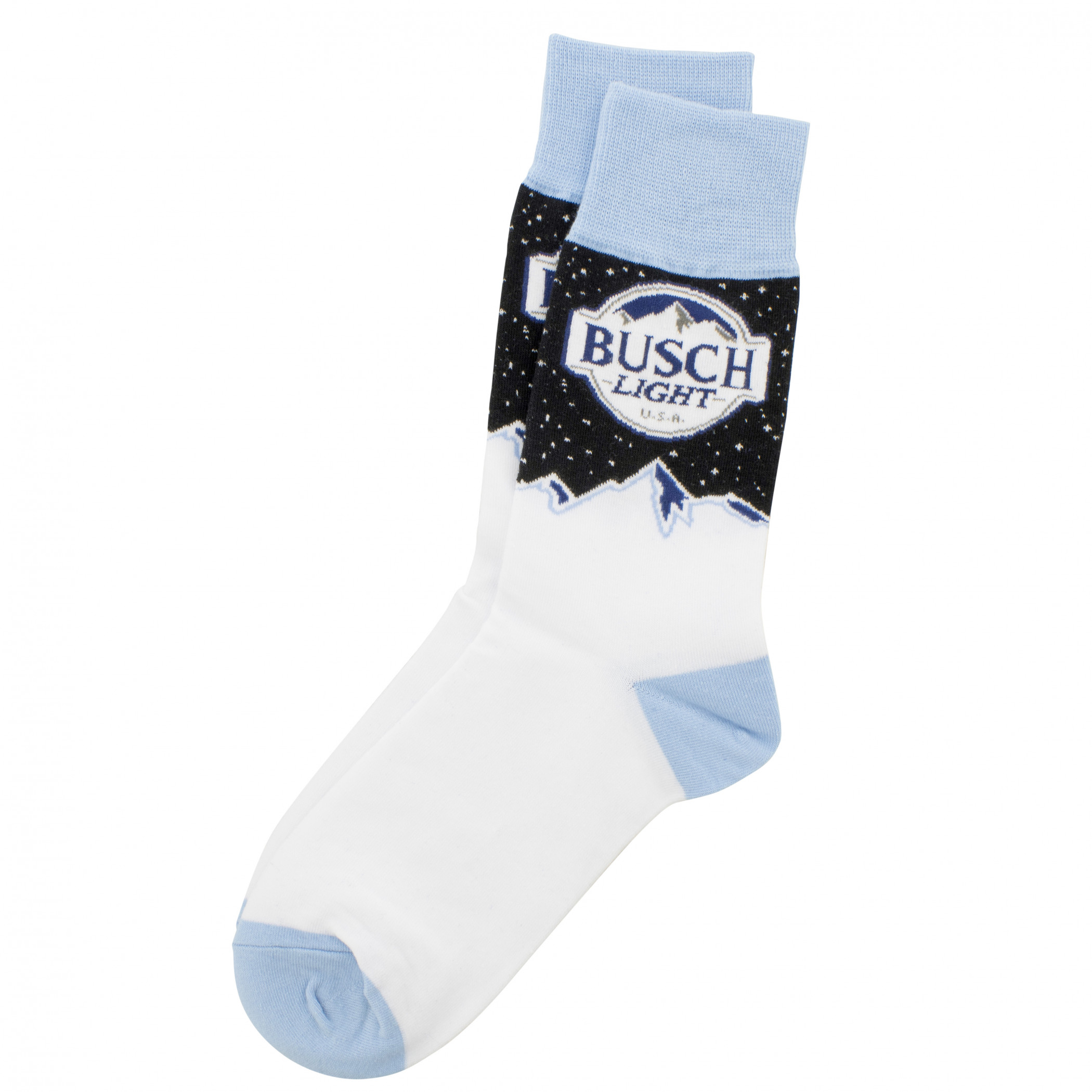 Busch Light Mountain Range Crew Socks