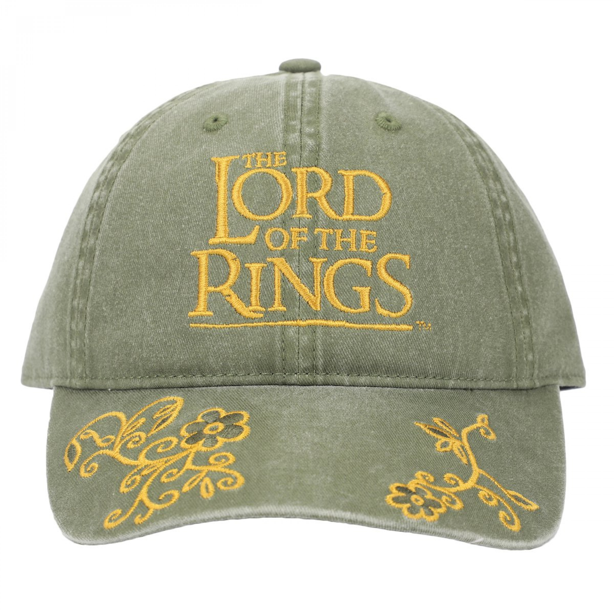 Lord of the Rings Title Logo Washed Adjustable Hat