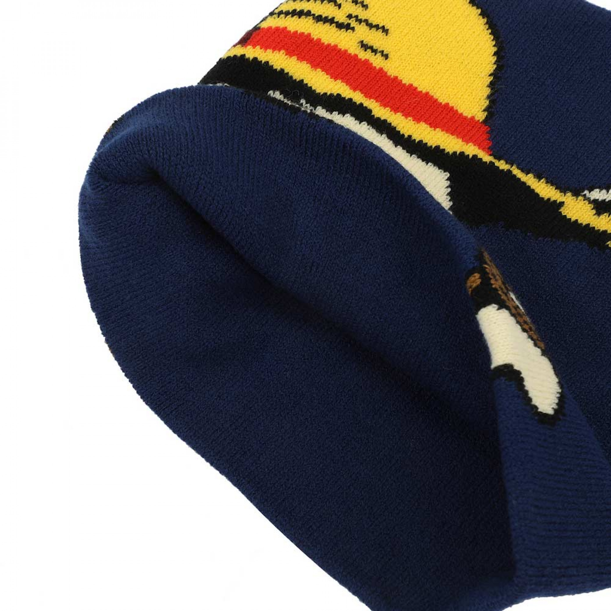 One Piece PU Patch Skull Beanie