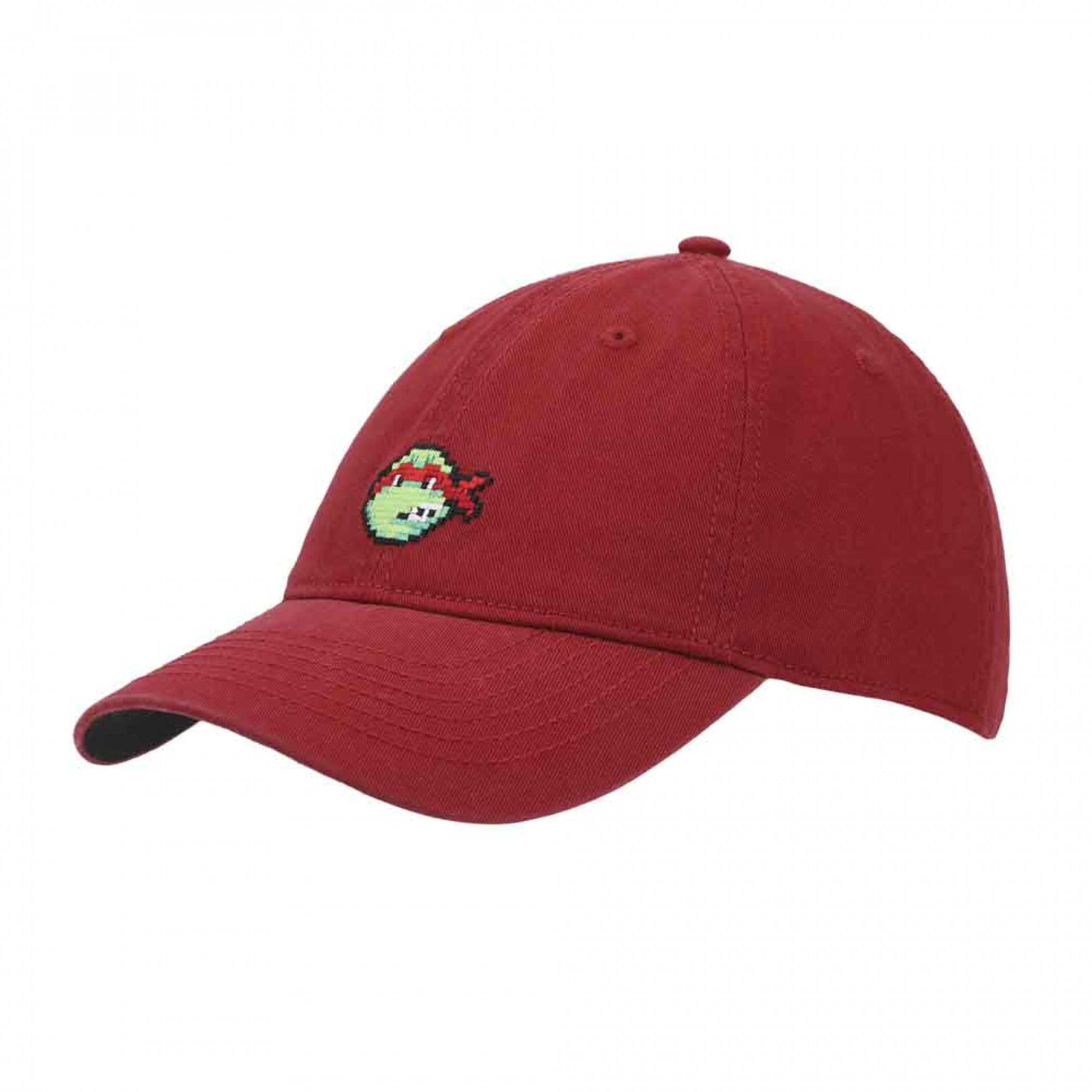 Teenage Mutant Ninja Turtles Raphael Pixel Icon Embroidered Dad Hat