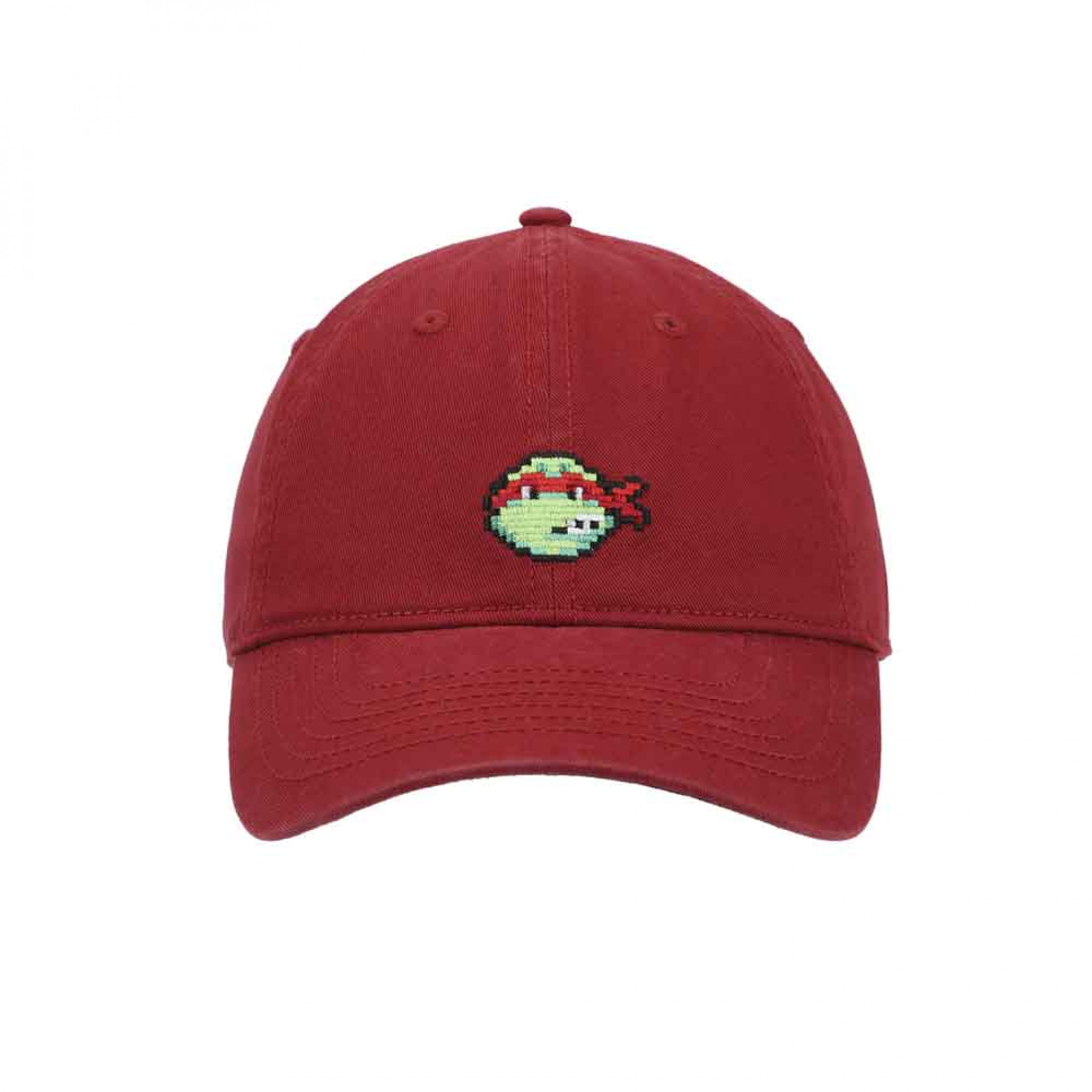 Teenage Mutant Ninja Turtles Raphael Pixel Icon Embroidered Dad Hat