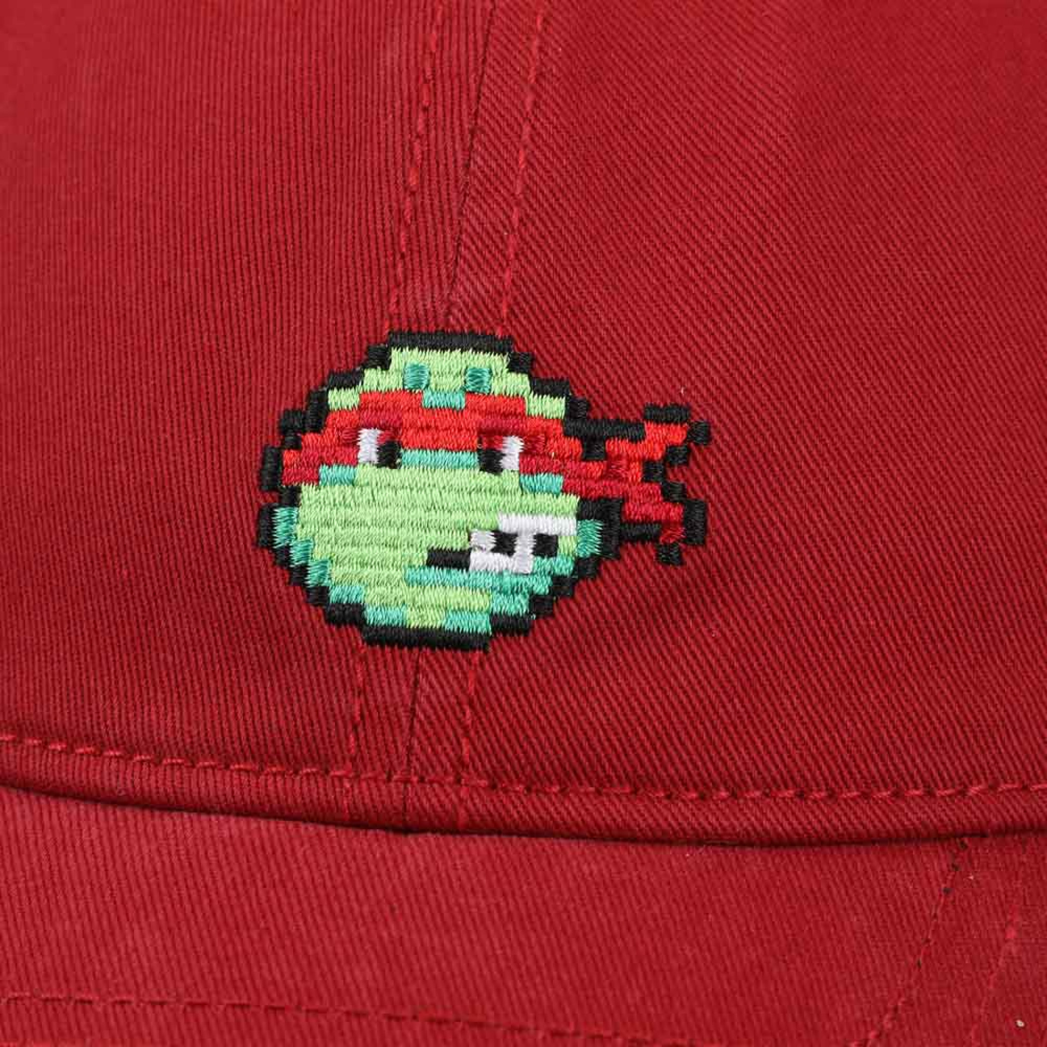 Teenage Mutant Ninja Turtles Raphael Pixel Icon Embroidered Dad Hat