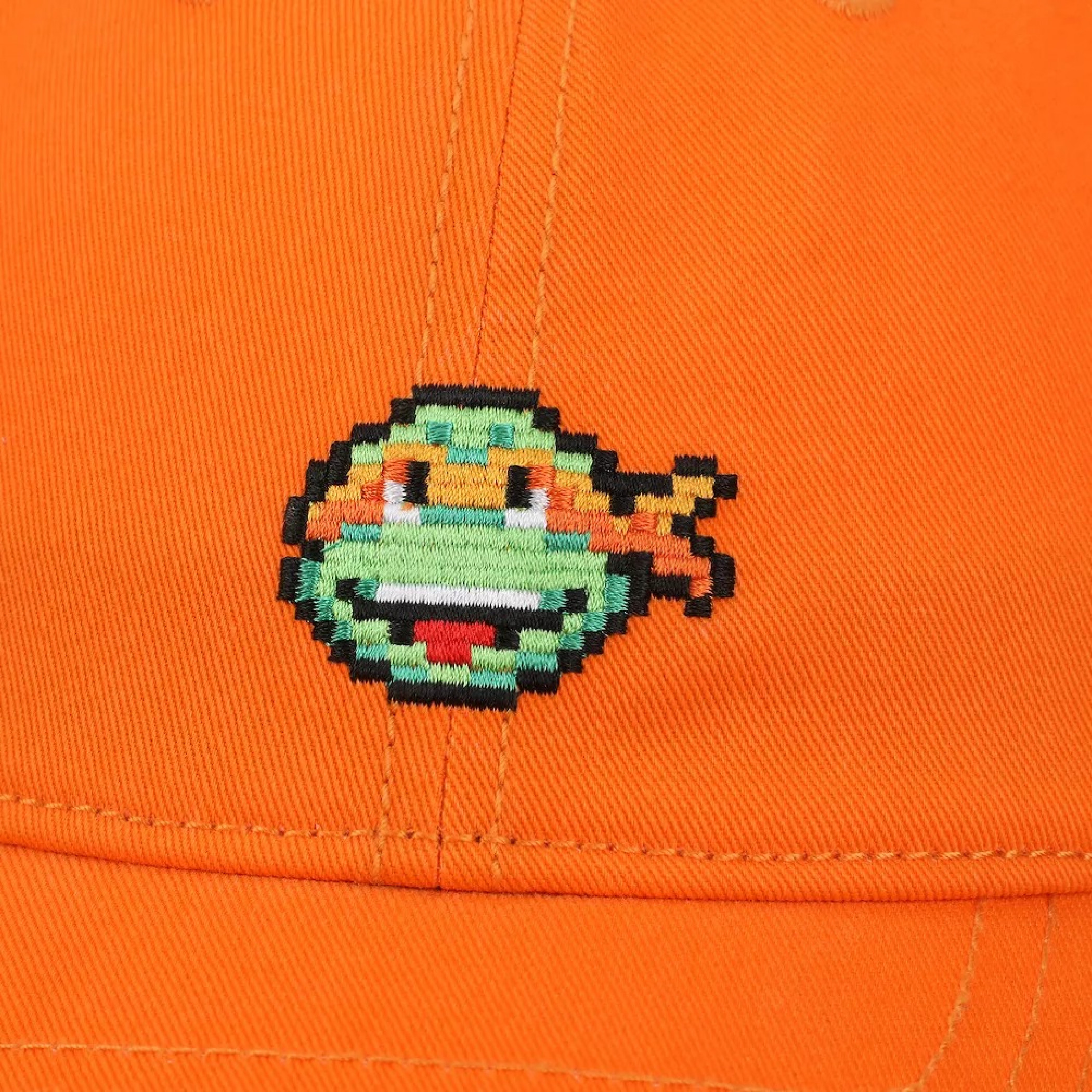 Teenage Mutant Ninja Turtles Michelangelo Pixel Icon Embroidered Dad Hat