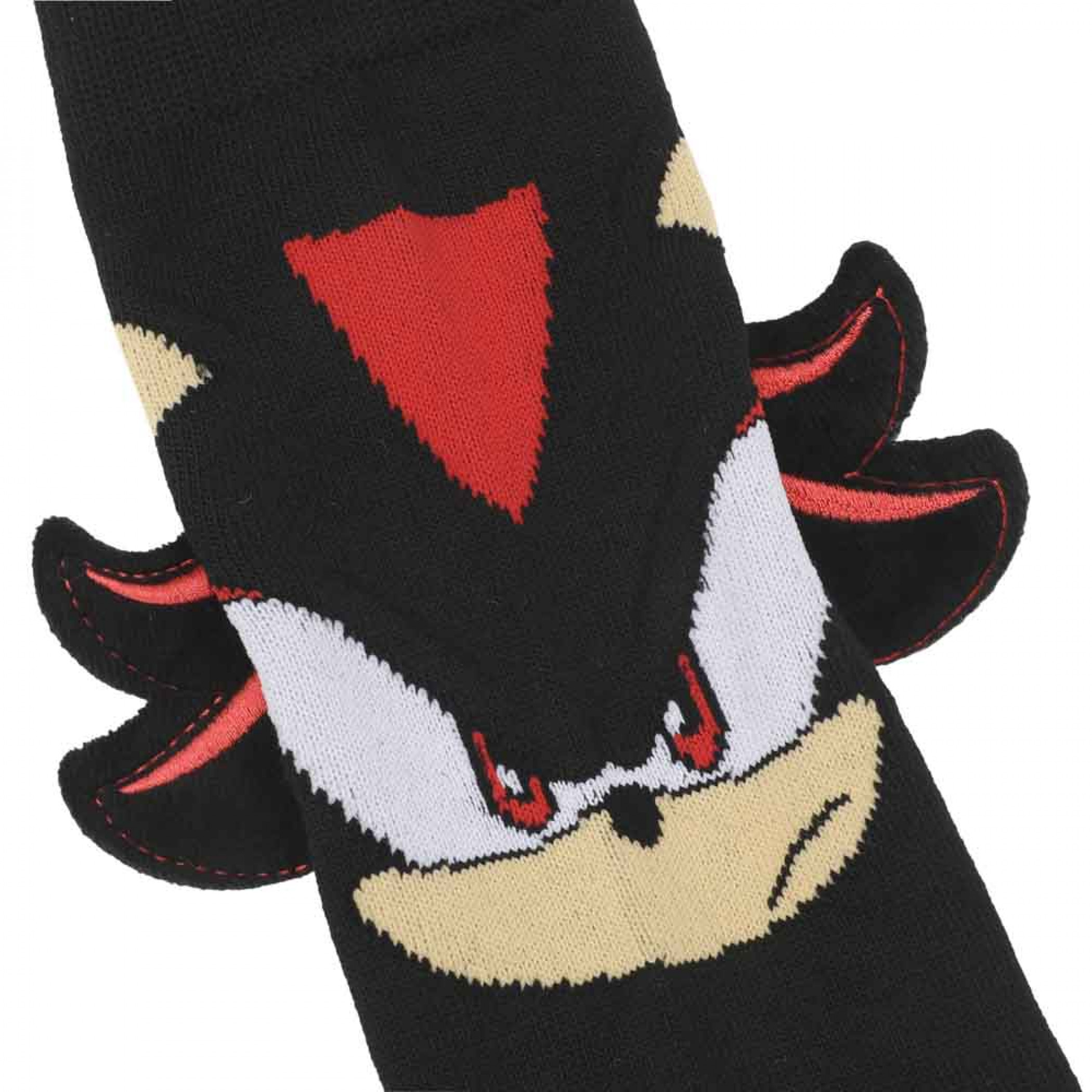 Sonic the Hedgehog Shadow 3D Felt Attachment Socks