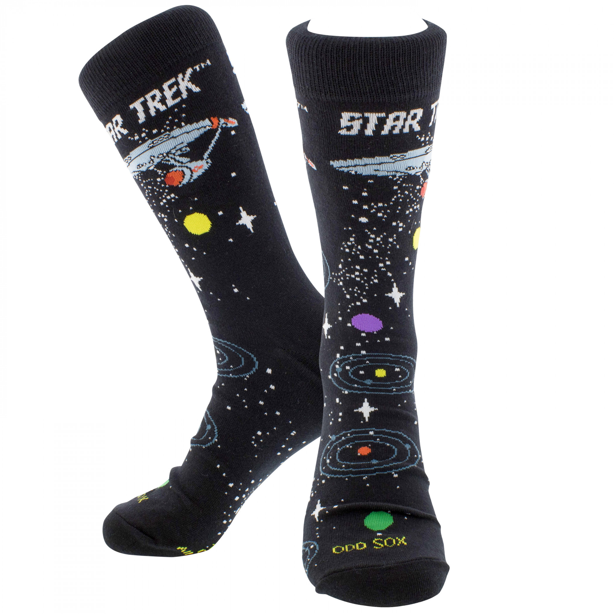 Star Trek Space Travel and Ship Crew Socks