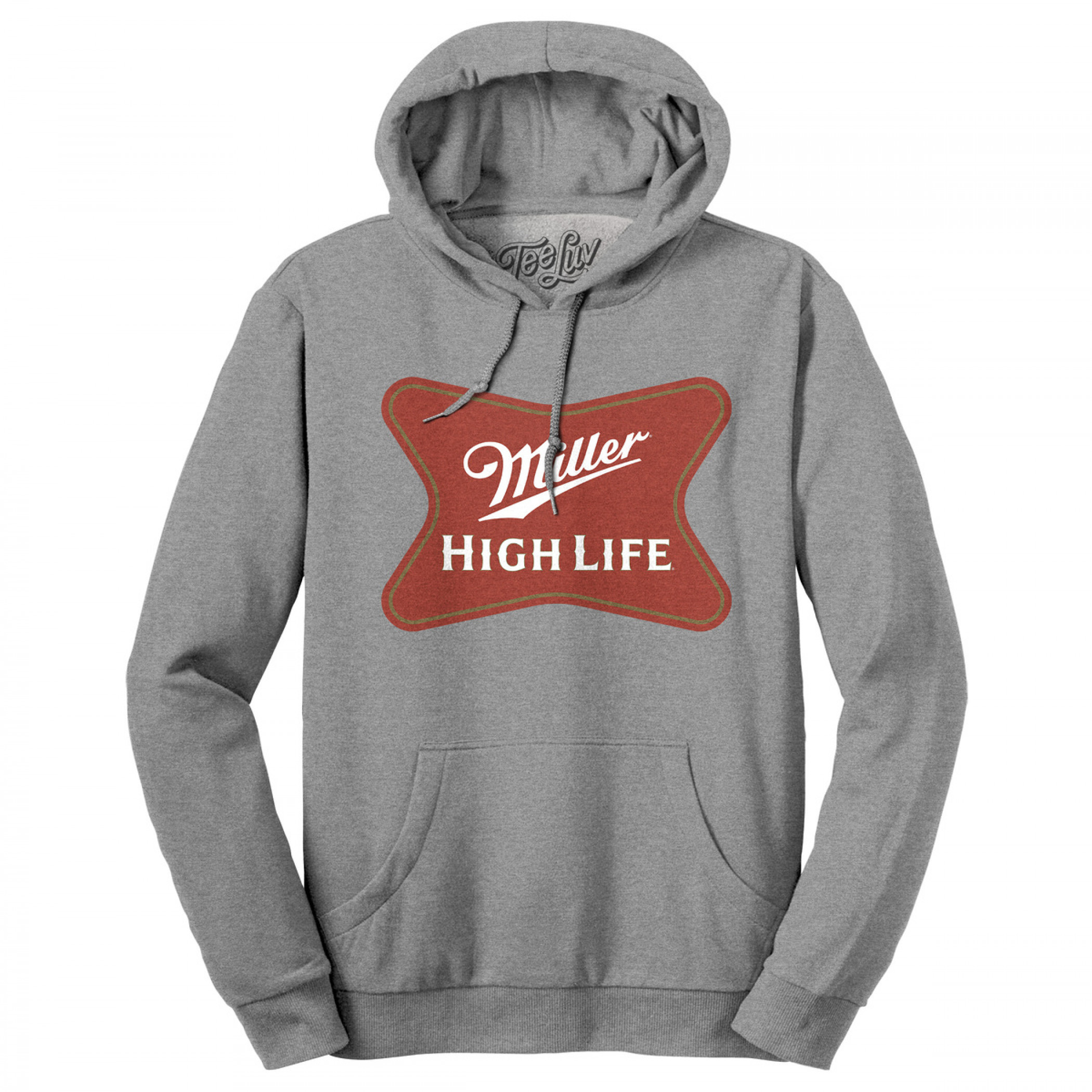 Miller High Life Logo Grey Colorway Pullover Hoodie