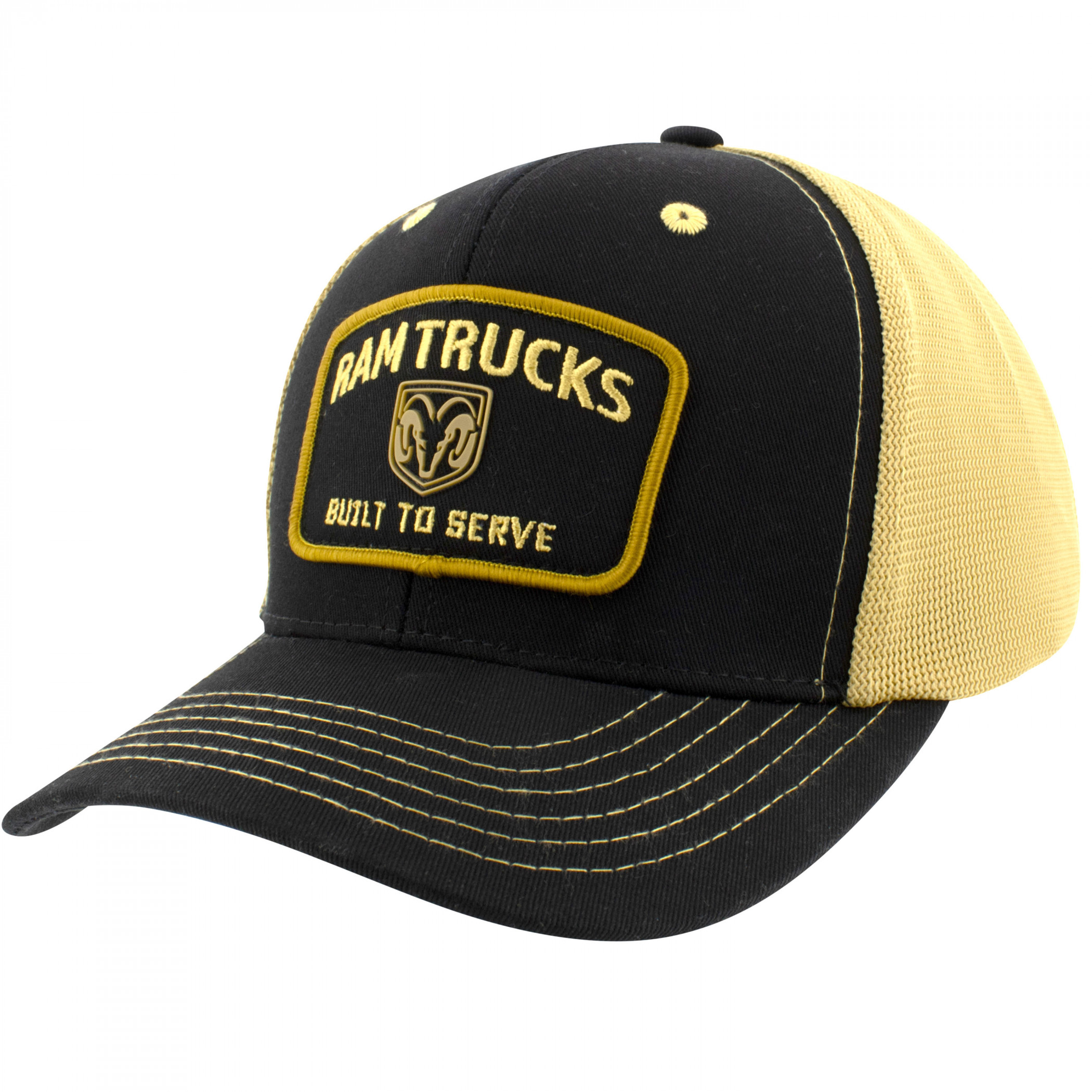 Ram Embroidered Logo Patch Cotton Twill Rope Hat - WearYourBeer