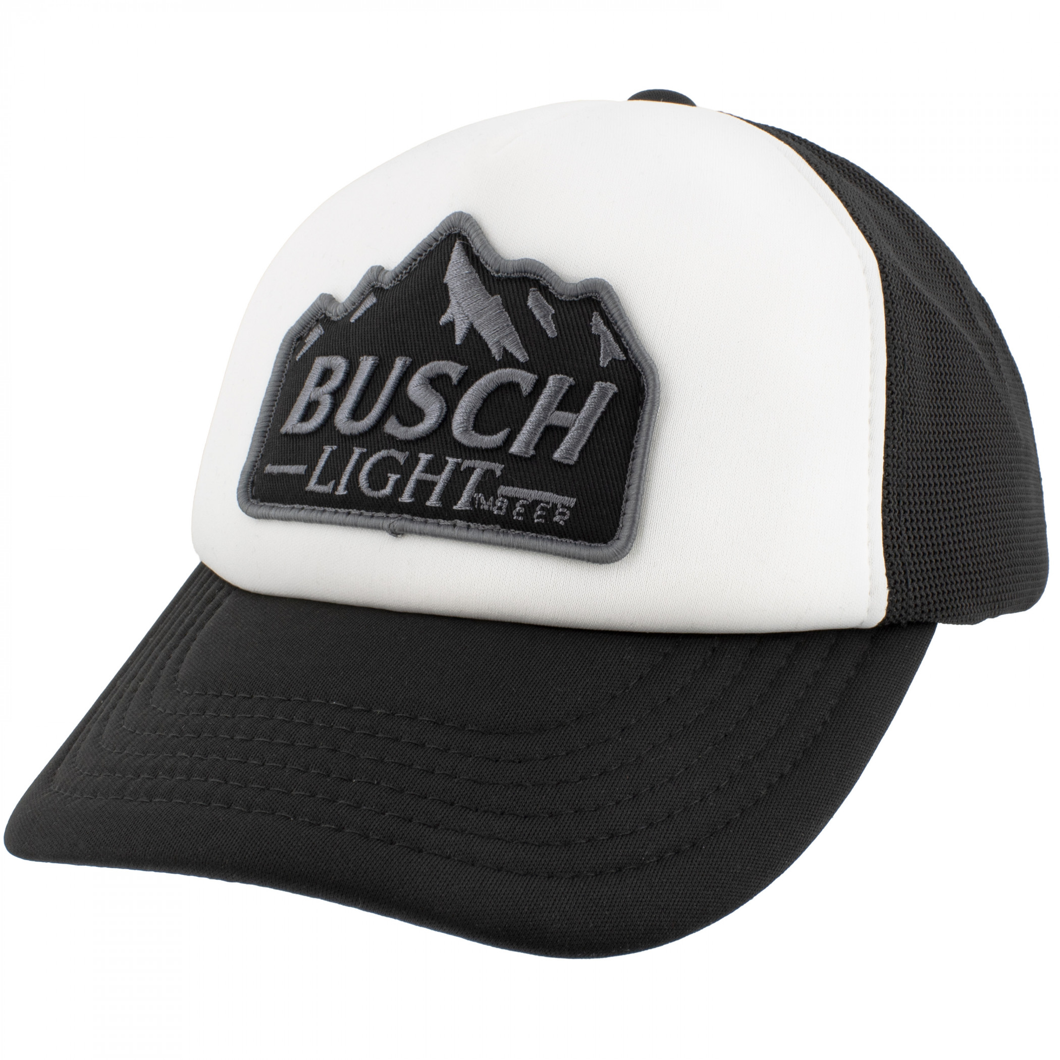 Busch Light Mountains Embroidered Logo Trucker Hat