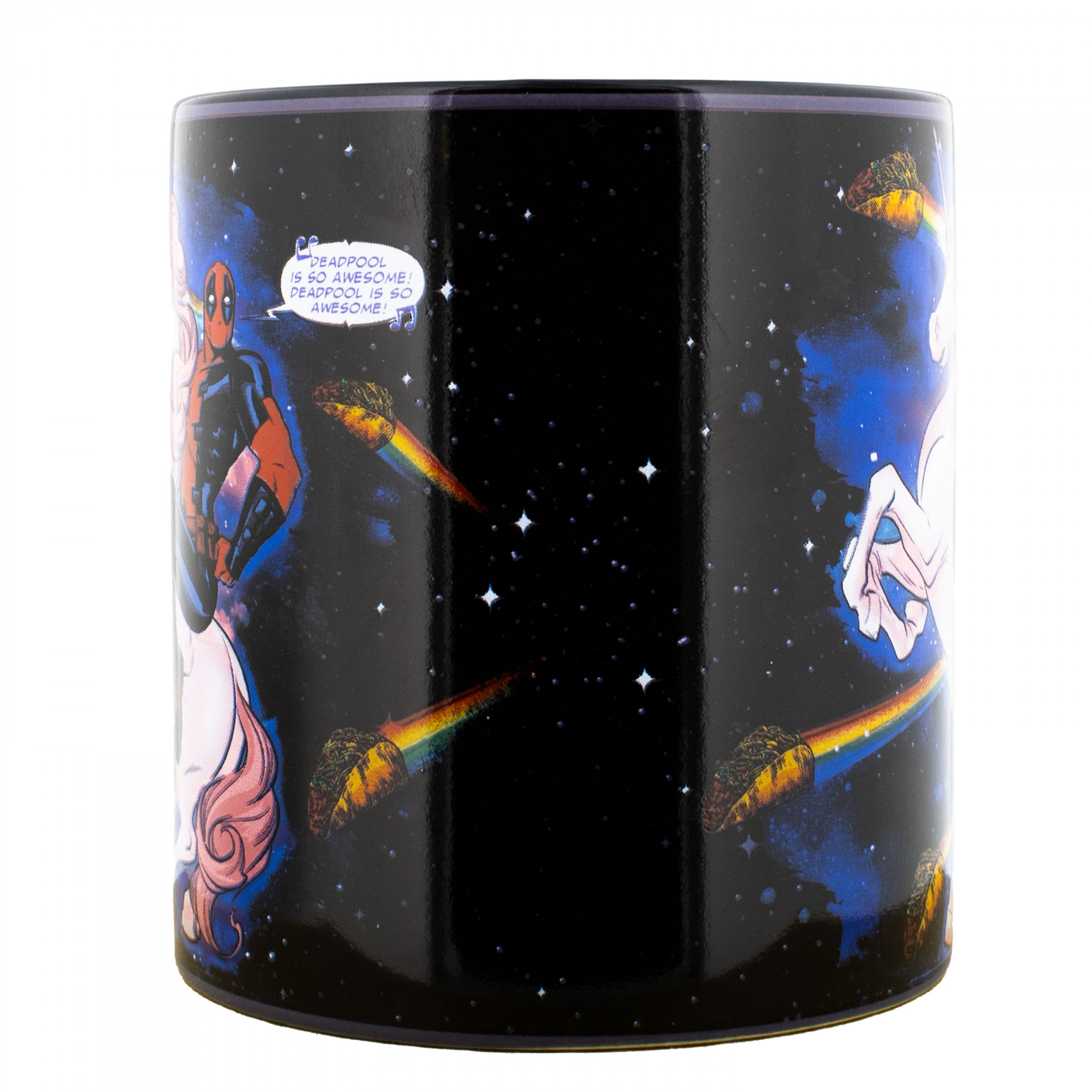 Deadpool Tacos and Unicorn in Space 20oz Ceramic Mug