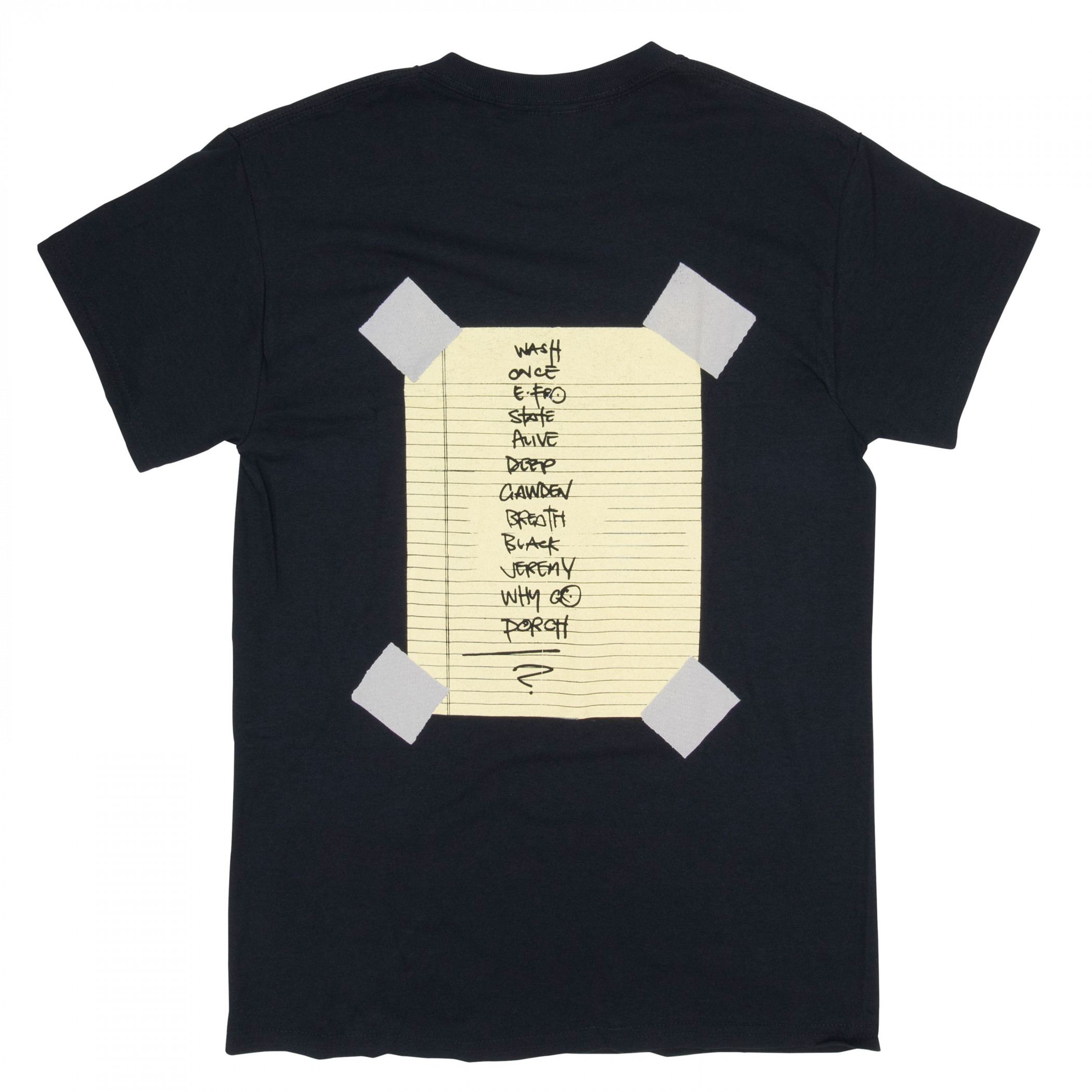 Pearl Jam Stickman Front and Back Print T-Shirt