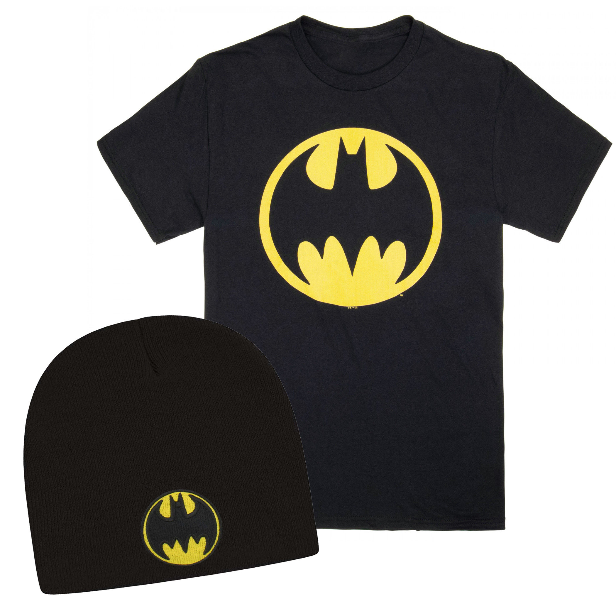 Batman Forever T-Shirt and Beanie Bundle