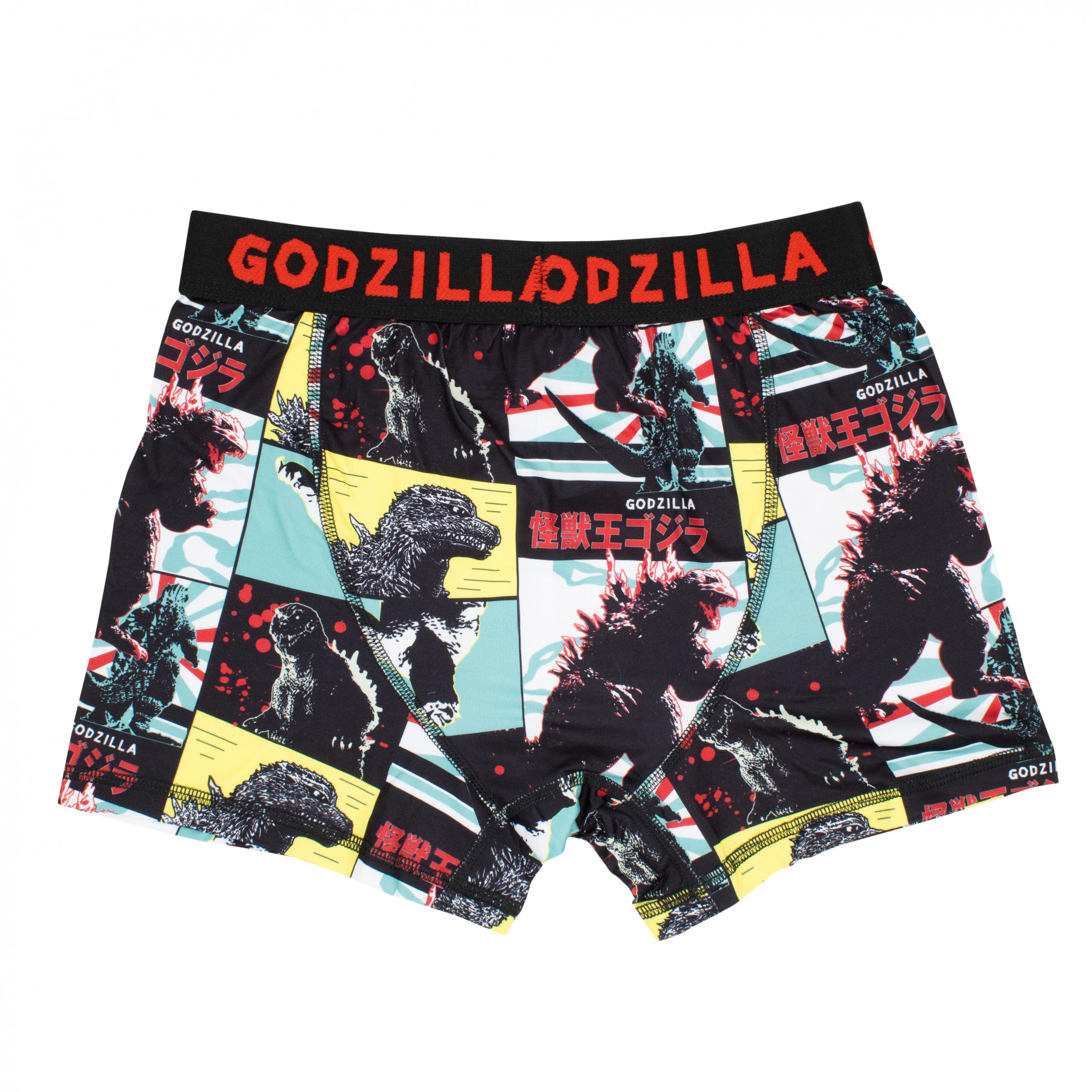 Godzilla Collage Adult Boxer Briefs 3-Pack