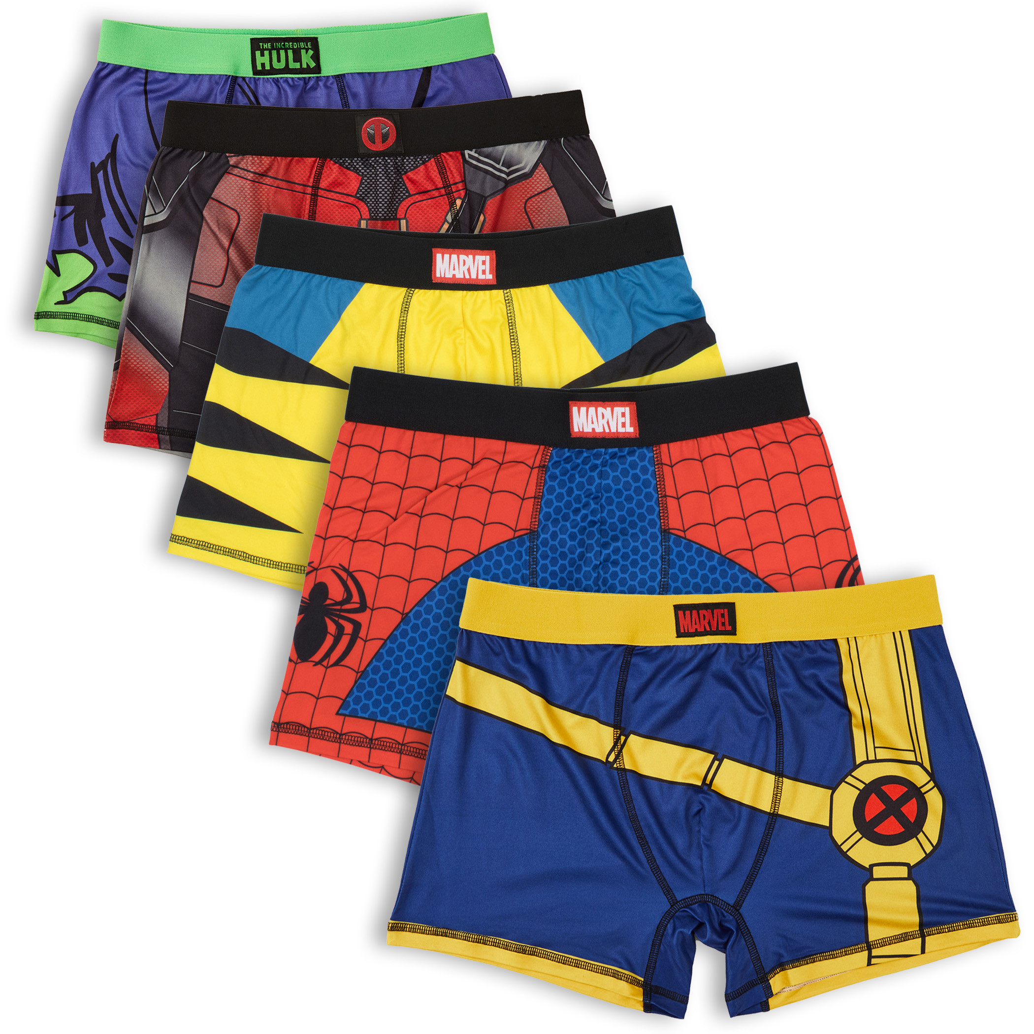 Marvel Comics Boxer Briefs 5-Pack