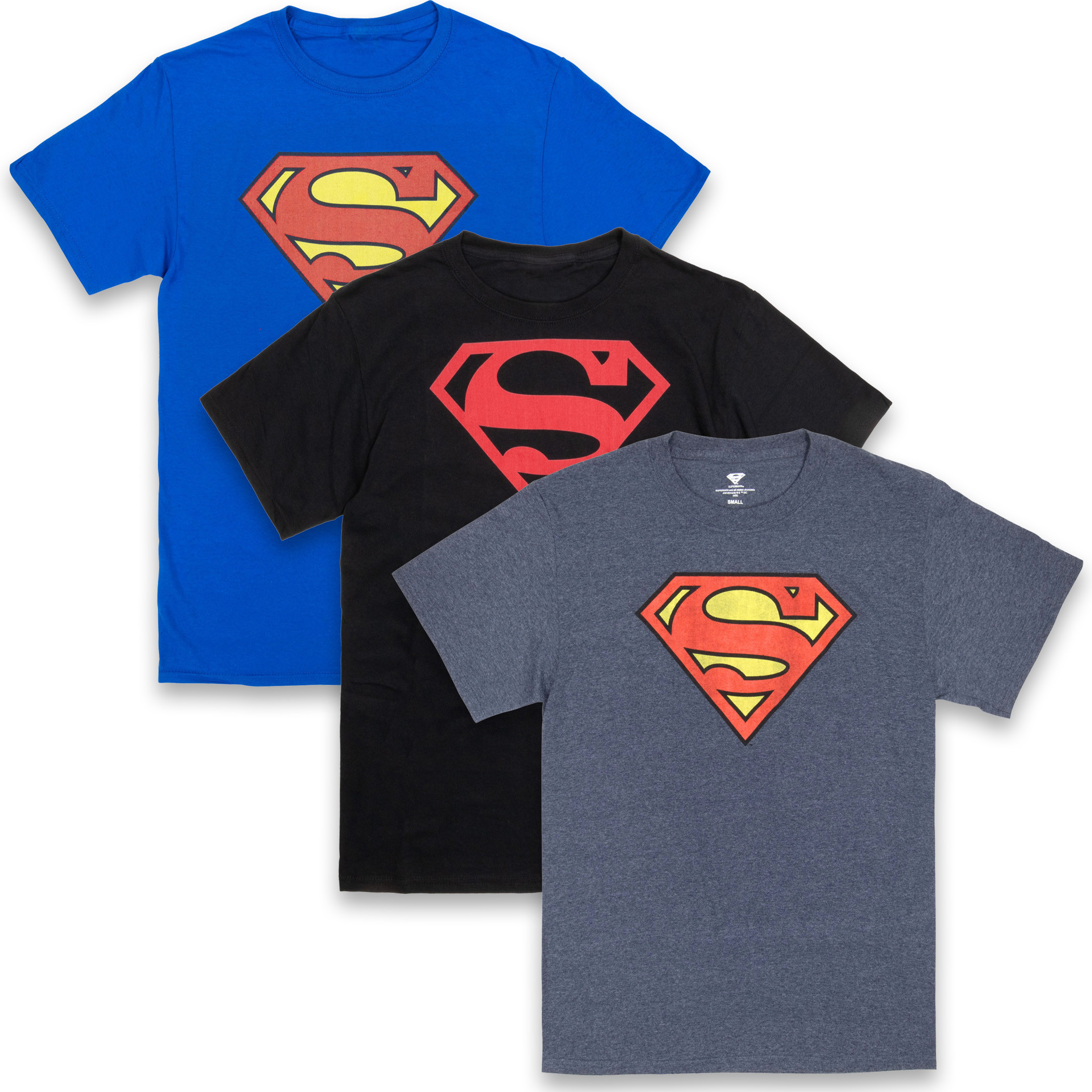 Superman 3-Pack Logo T-Shirts