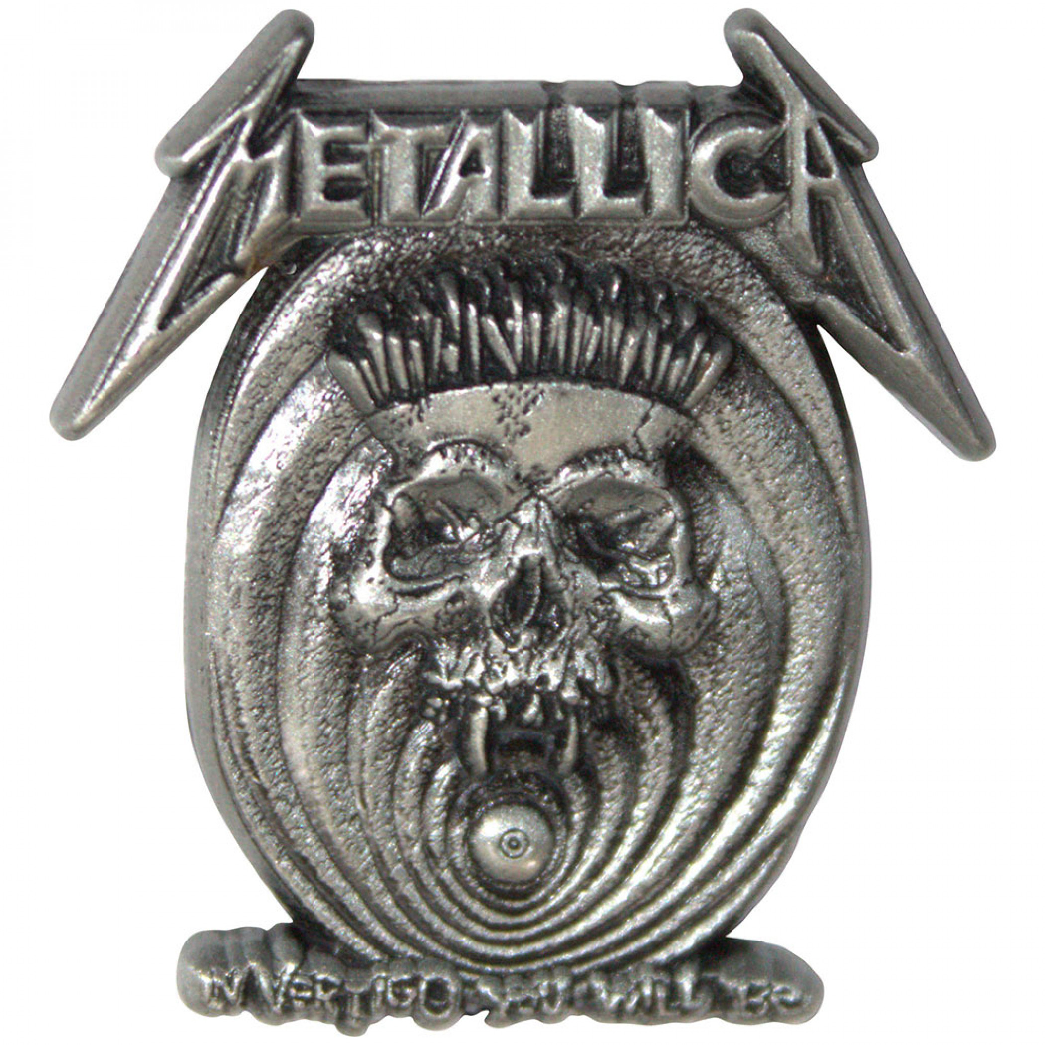 Metallica In Vertigo Metal Pin