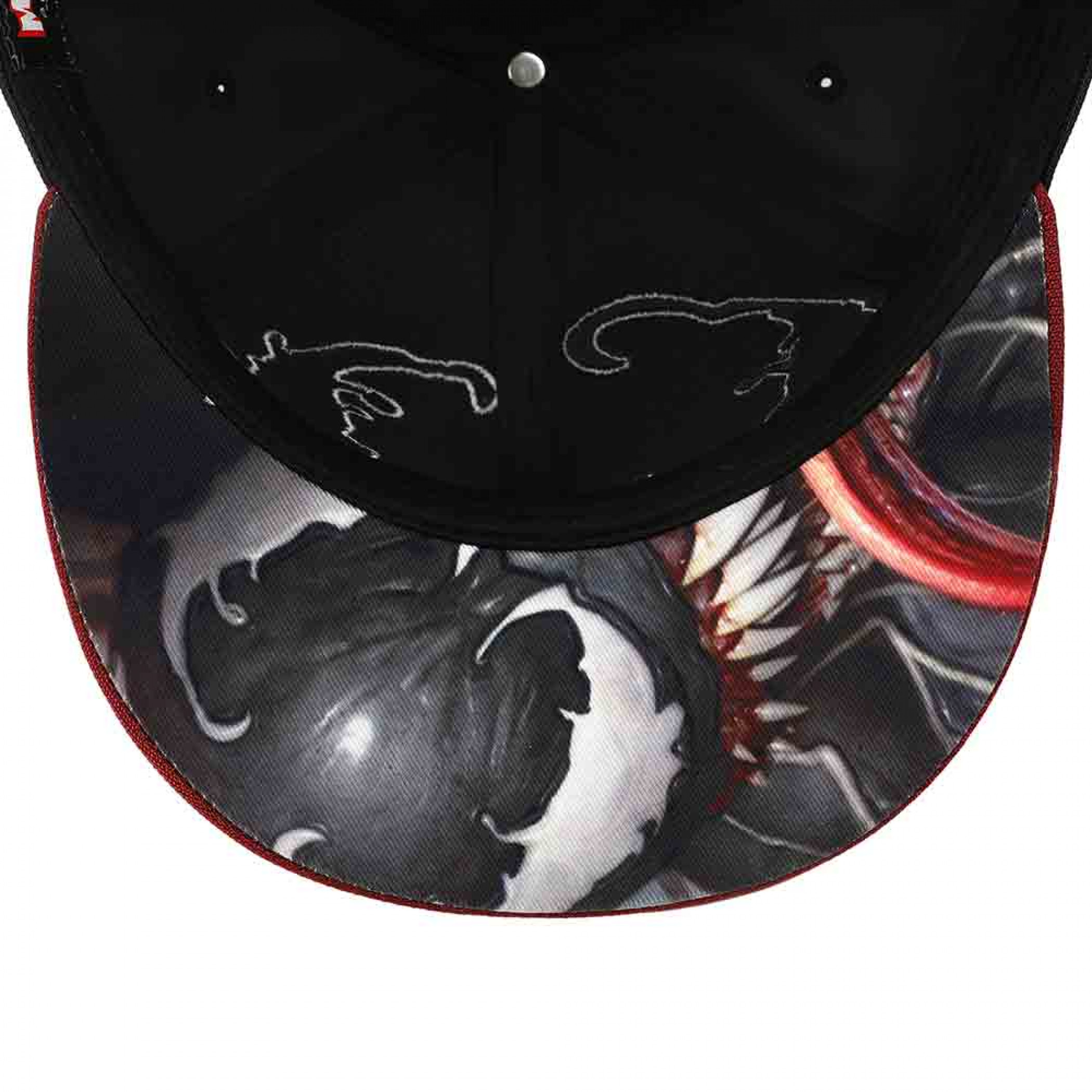 Venom Big Face Embroidered Snapback Hat