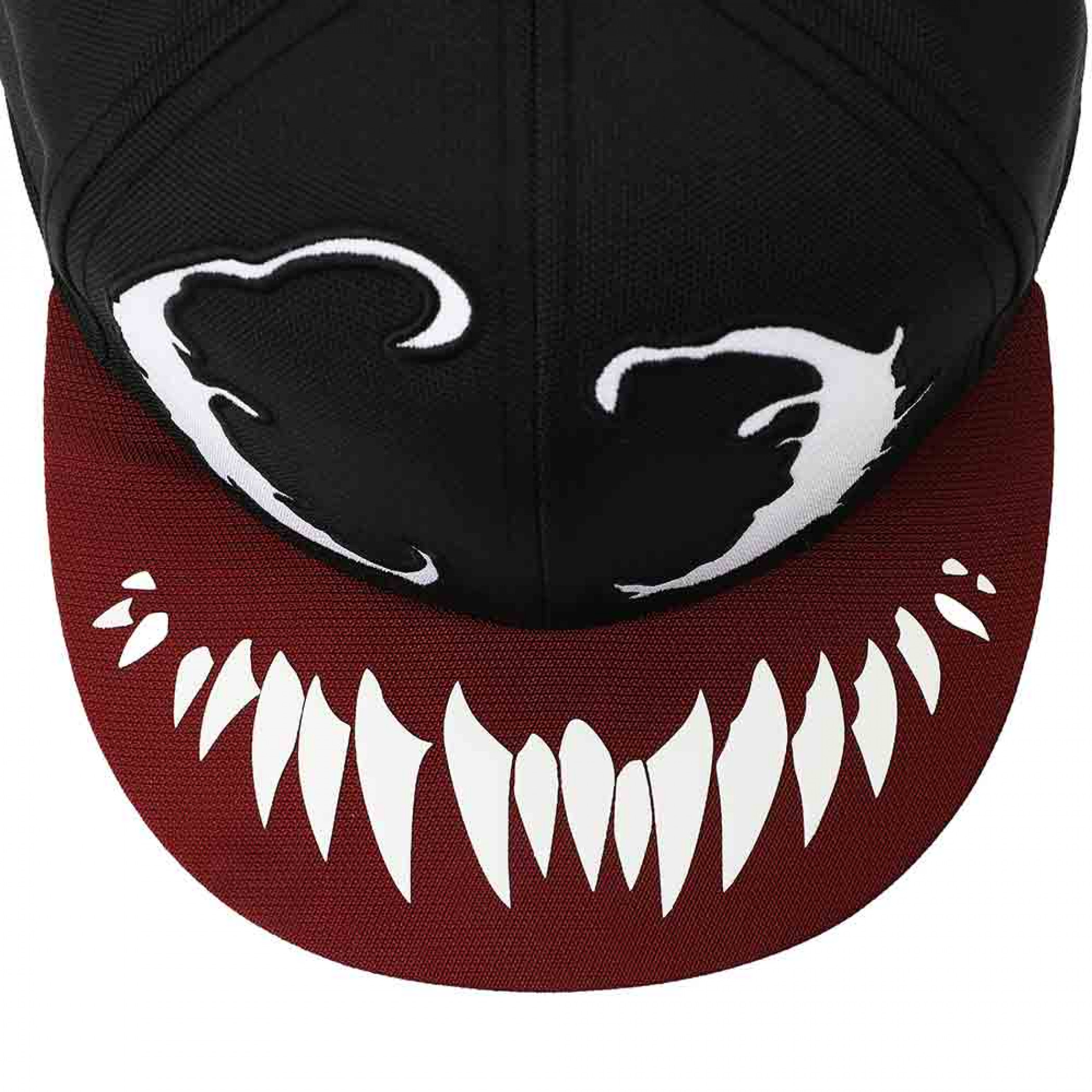 Venom Big Face Embroidered Snapback Hat