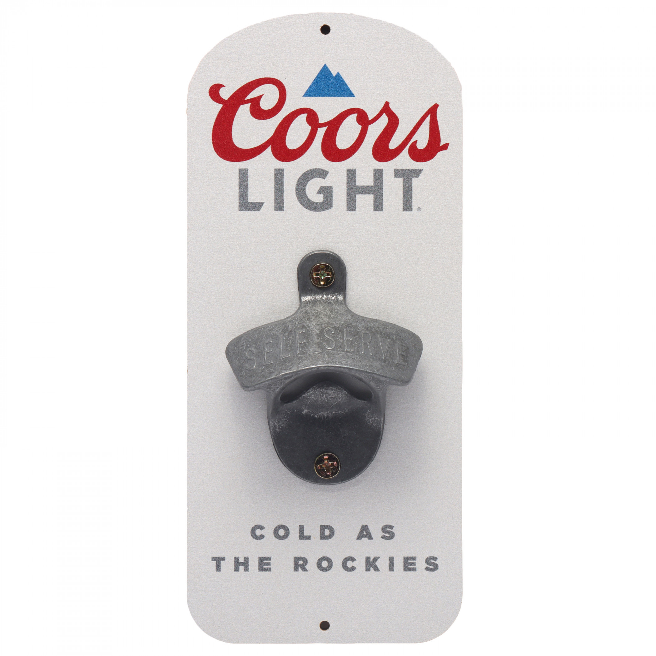 Coors Light Cold as the Rockies Wall Bottle Opener