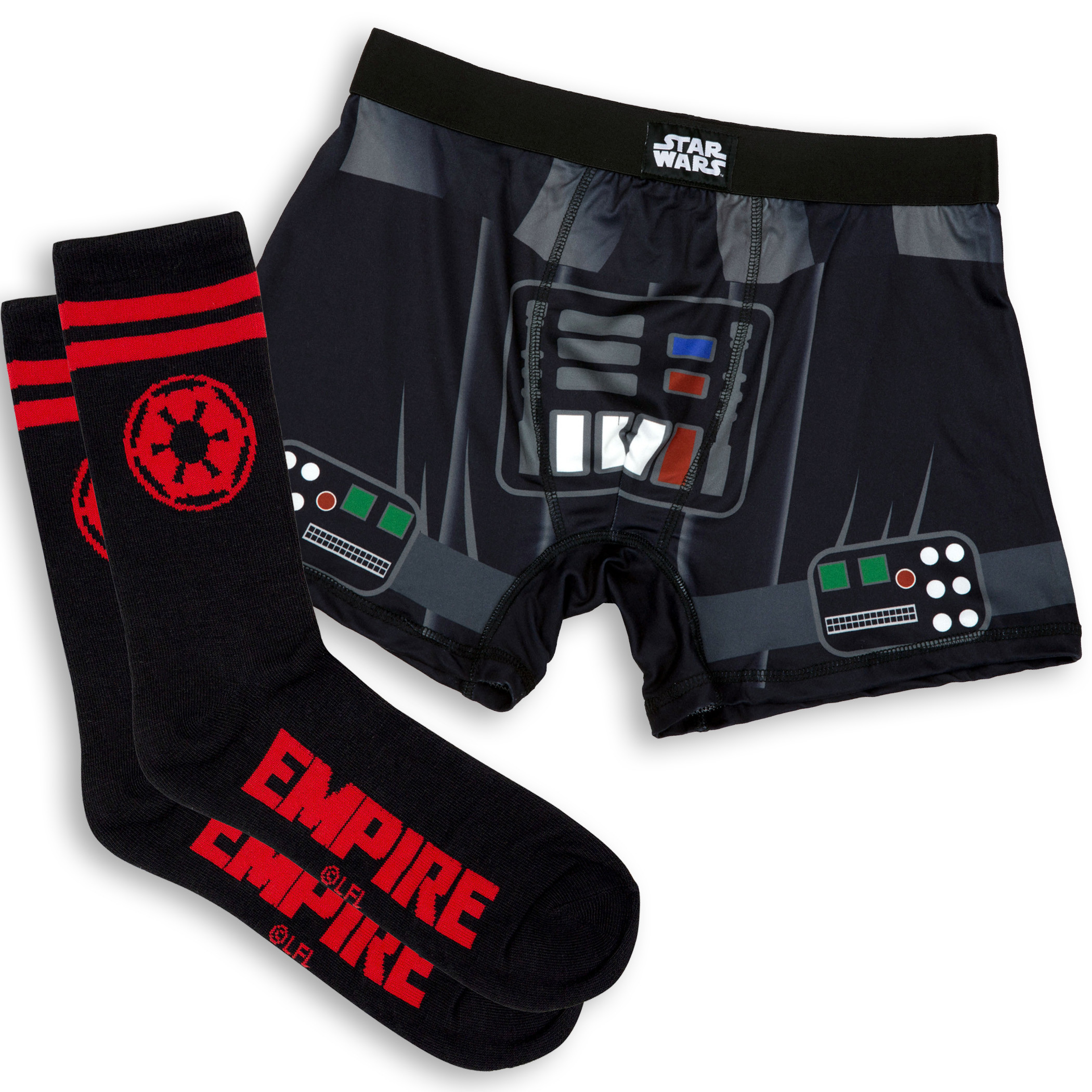 Star Wars Darth Vader Sock and Boxer Brief Bundle