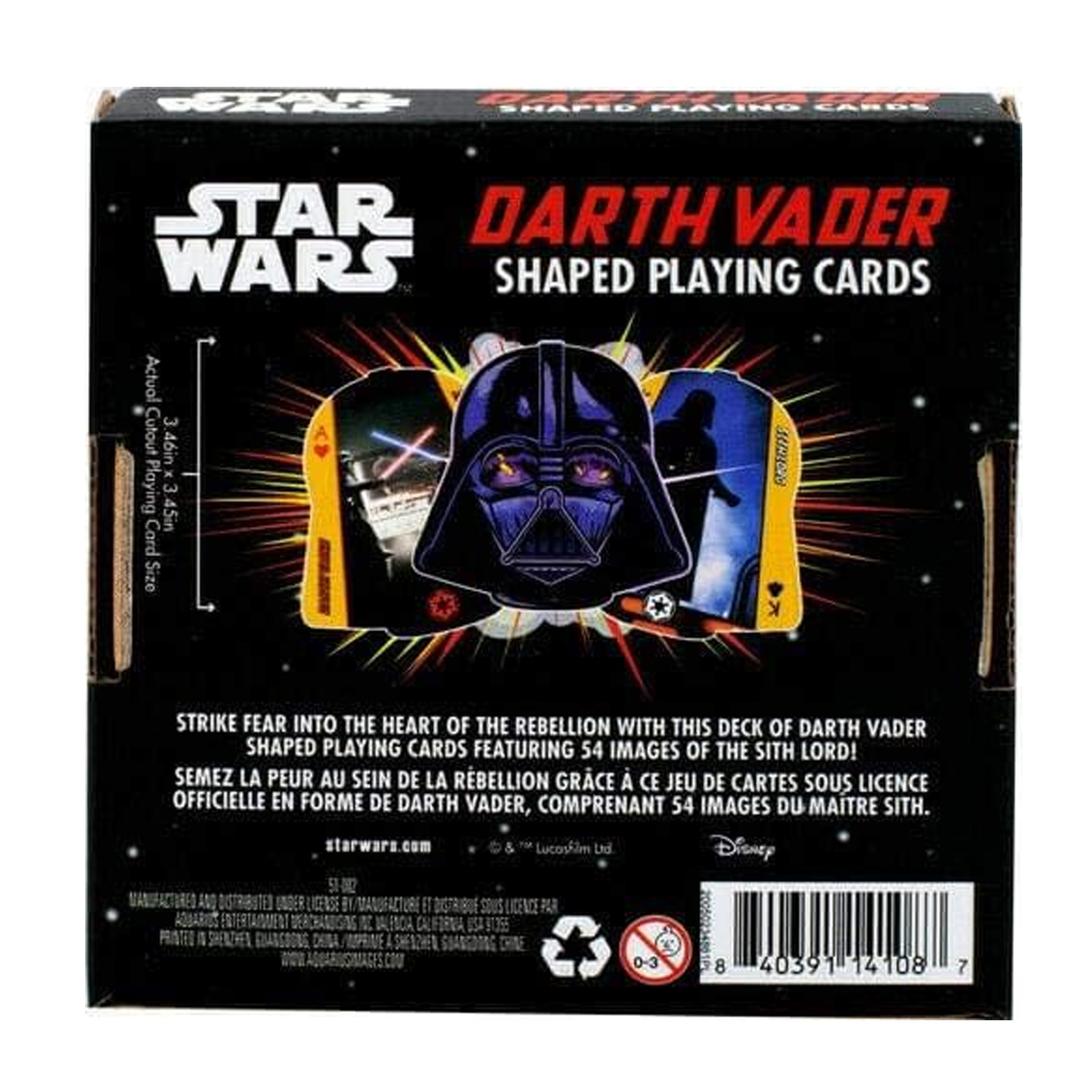 Star Wars Darth Vader Shaped Playing Cards