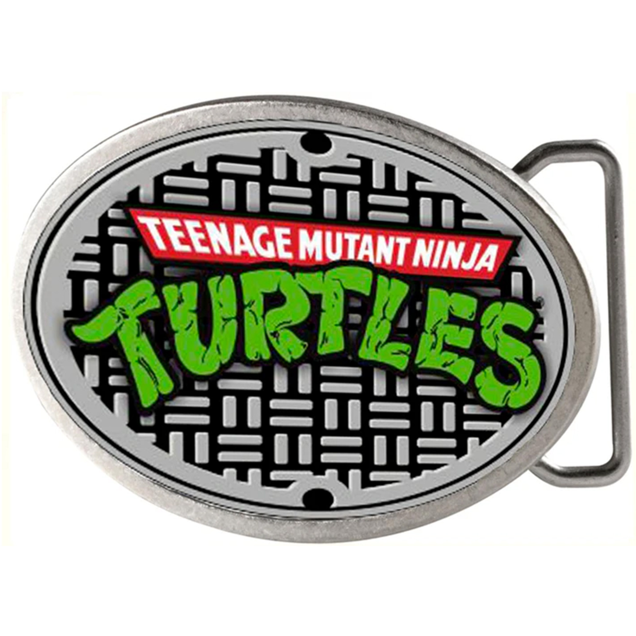 Teenage Mutant Ninja Turtles TMNT Manhole Cover Belt Buckle