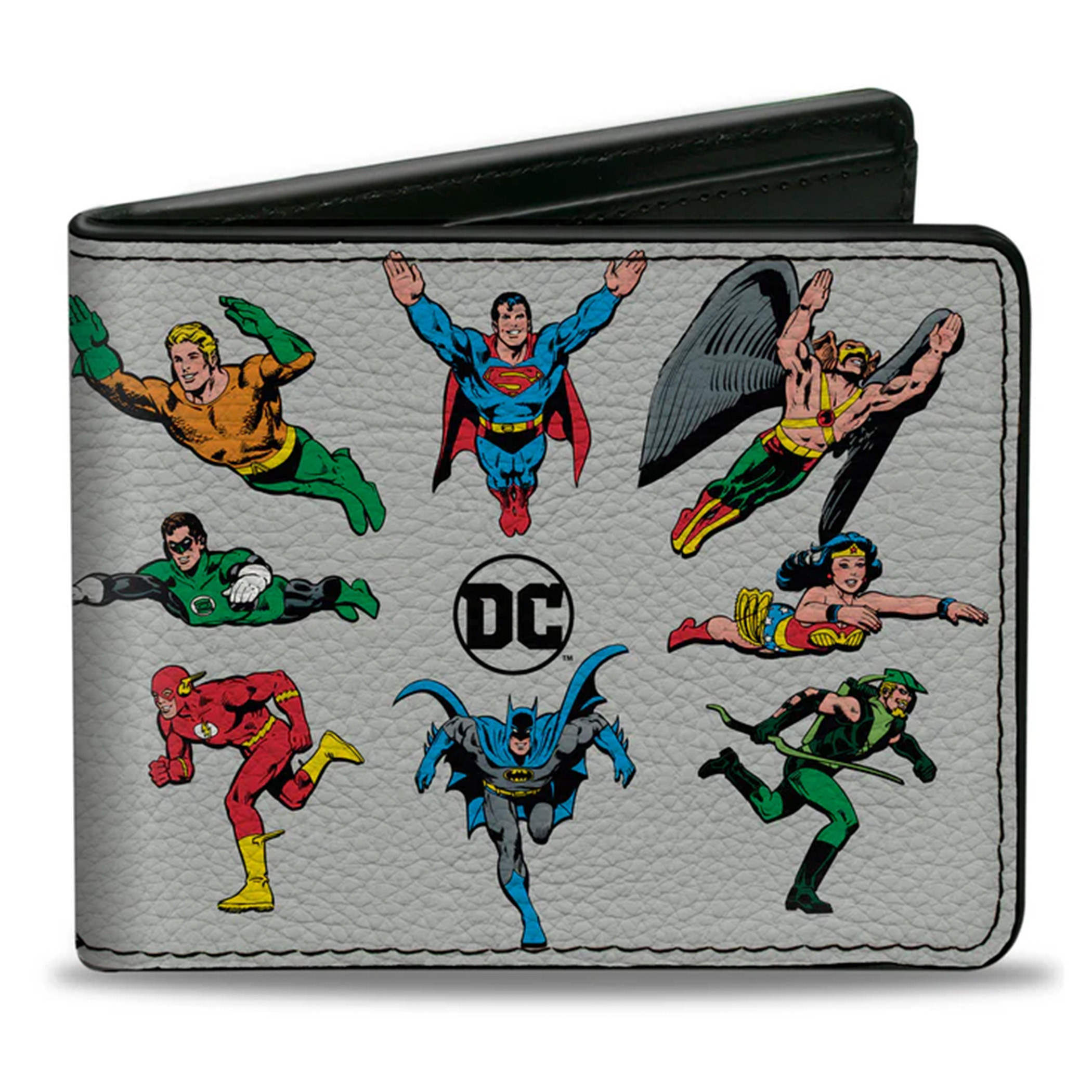 Justice League Retro Superhero Bi-Fold Wallet