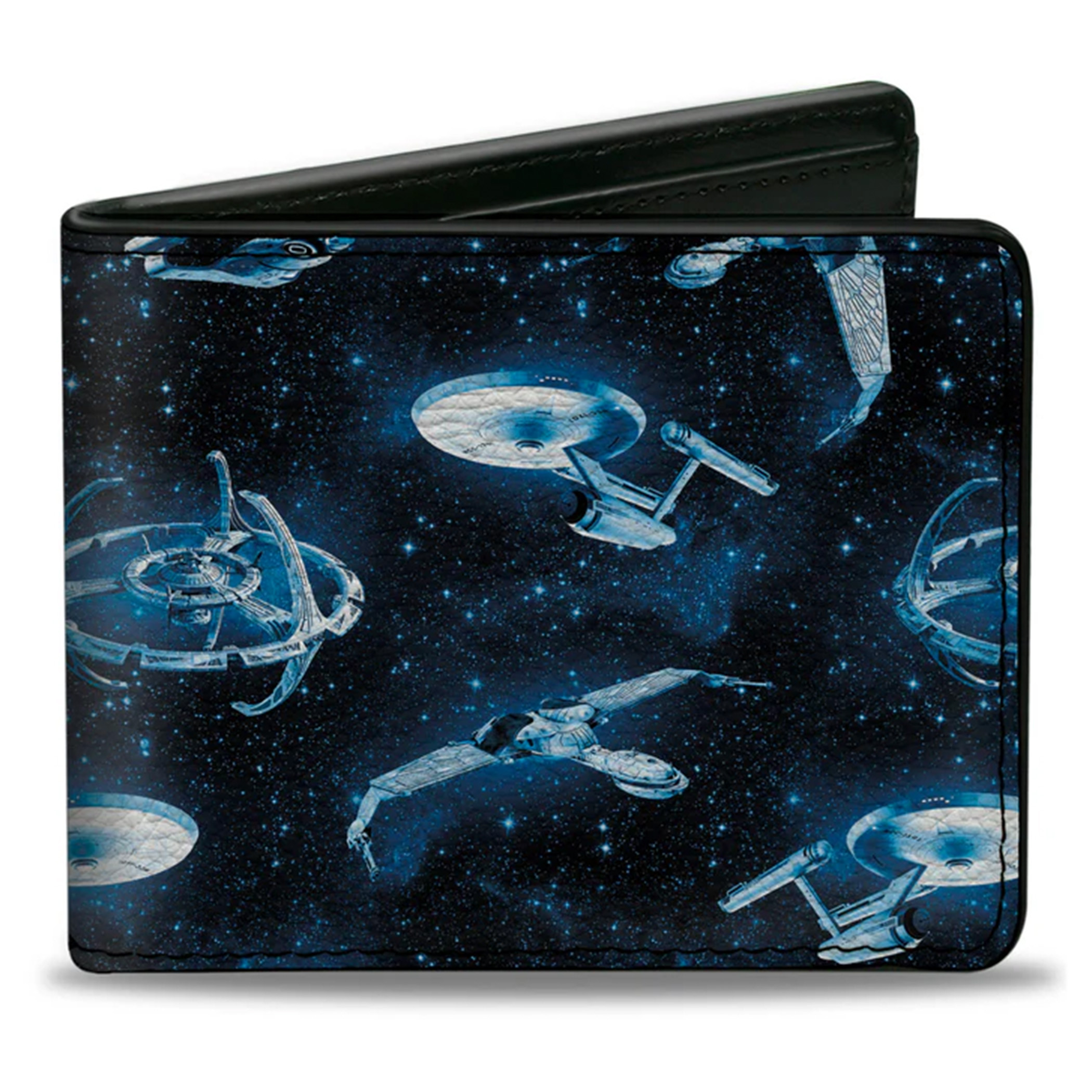 Star Trek Spaceship Fleet in Space Bi-Fold Wallet