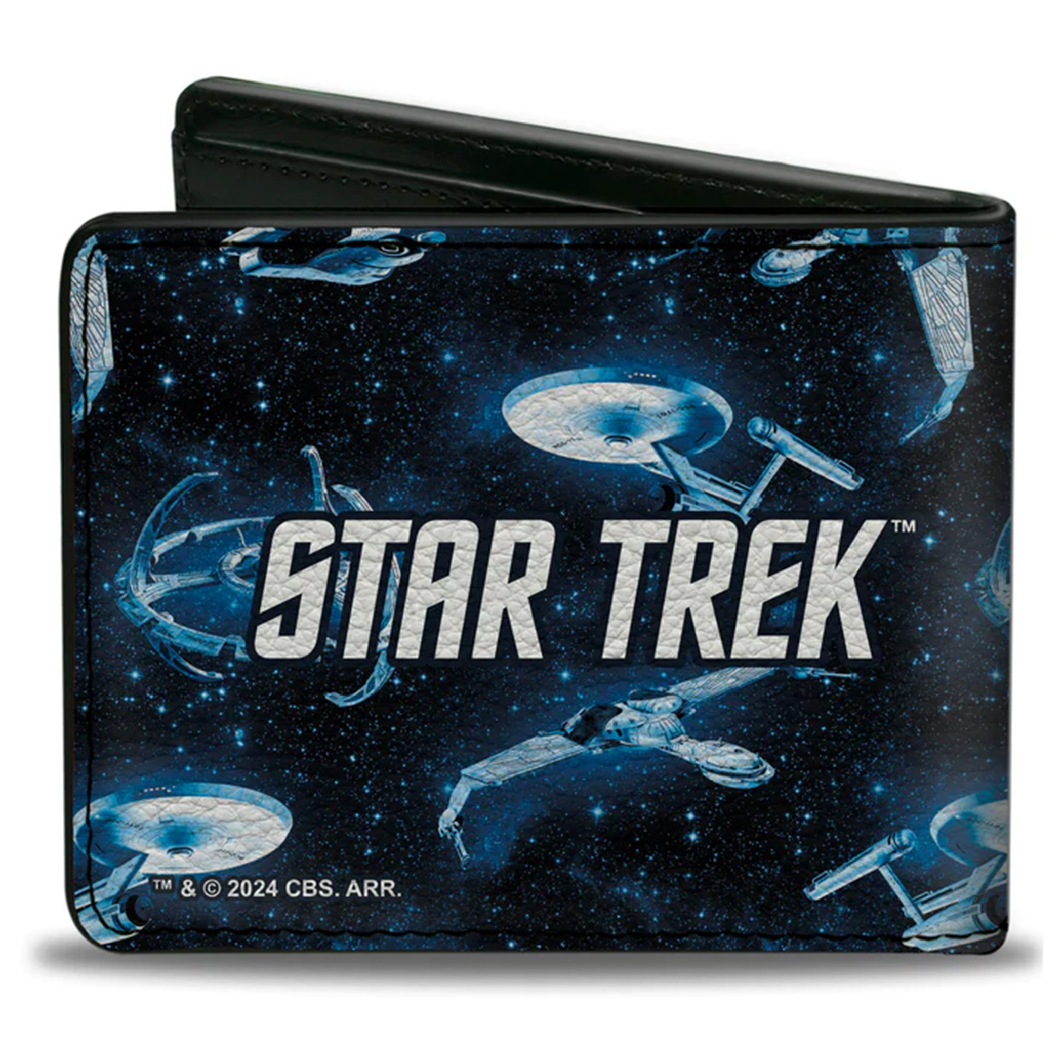 Star Trek Spaceship Fleet in Space Bi-Fold Wallet