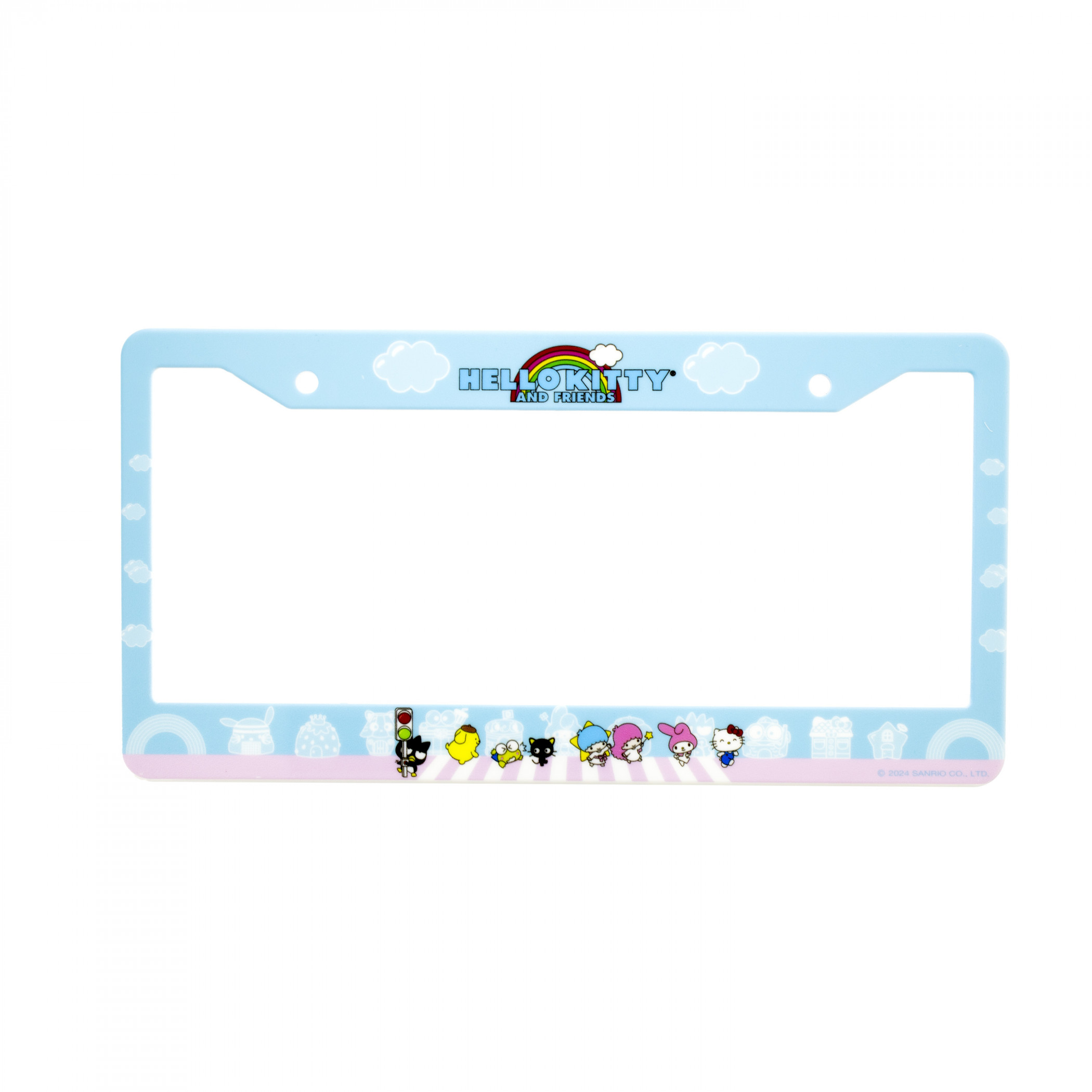 Hello Kitty And Friends Crosswalk License Plate Frame