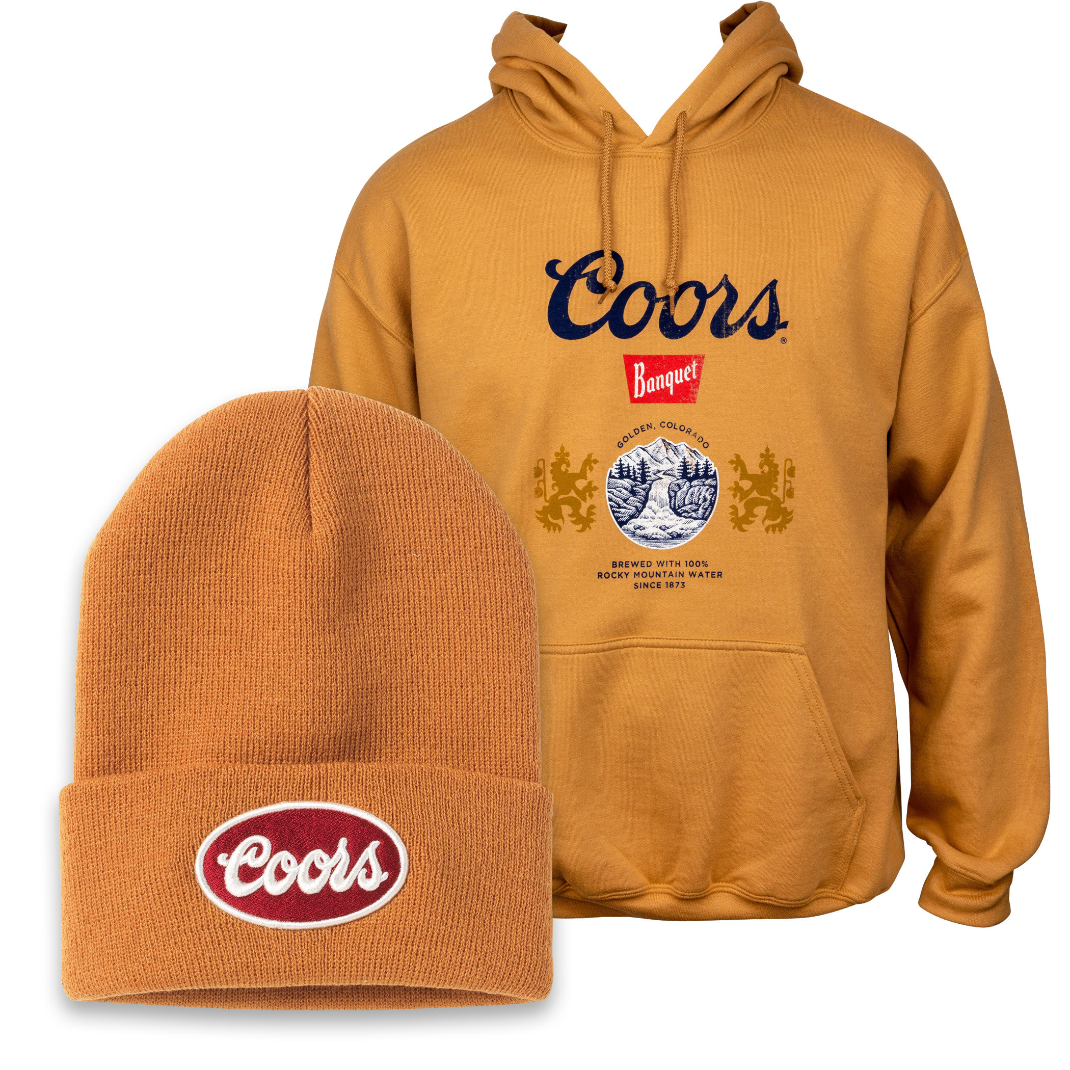 Coors Banquet Beanie and Hoodie Combo