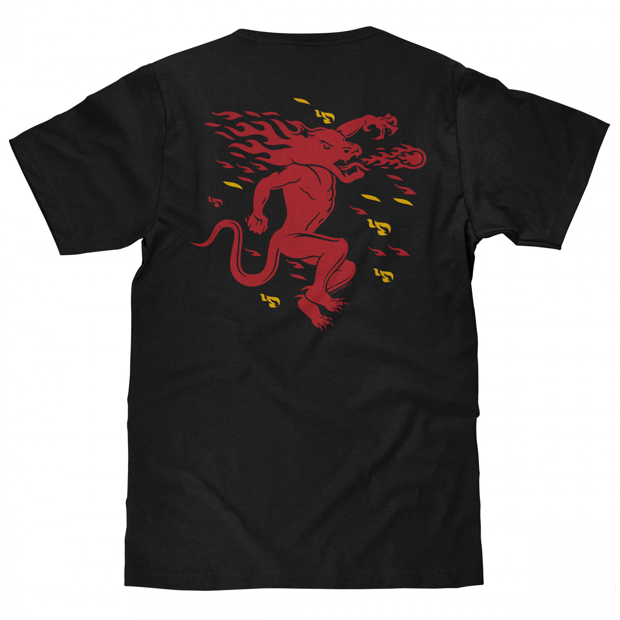 Fireball Whisky Logo Front-Back T-Shirt