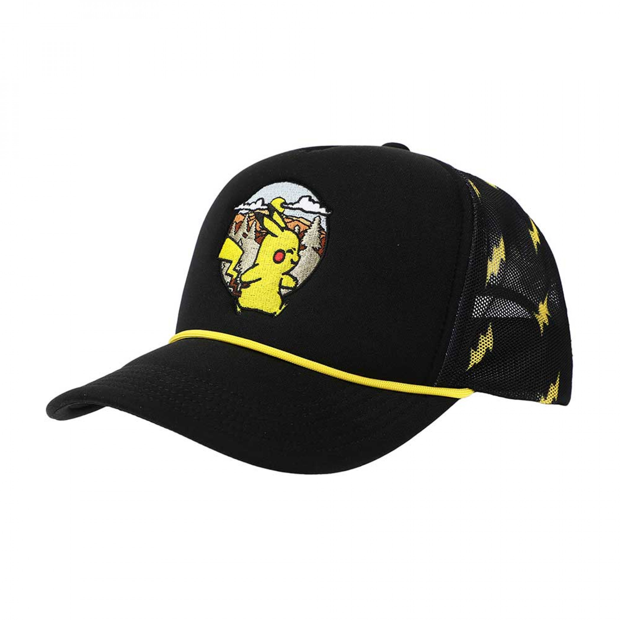 Pokemon Pikachu Foam Trucker Hat With Embroidery