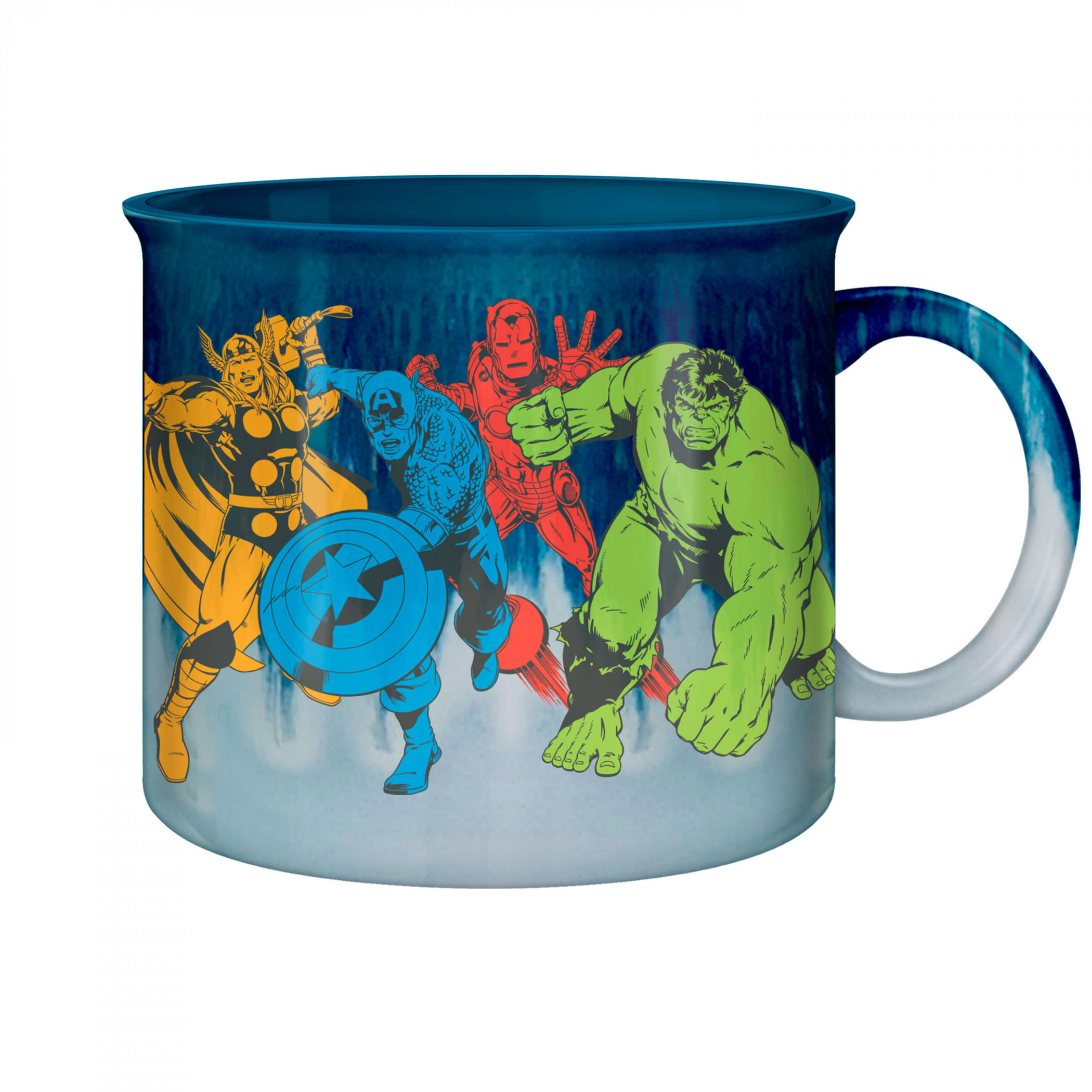 Avengers Retro Art 20oz Glazed Ceramic Camper Mug