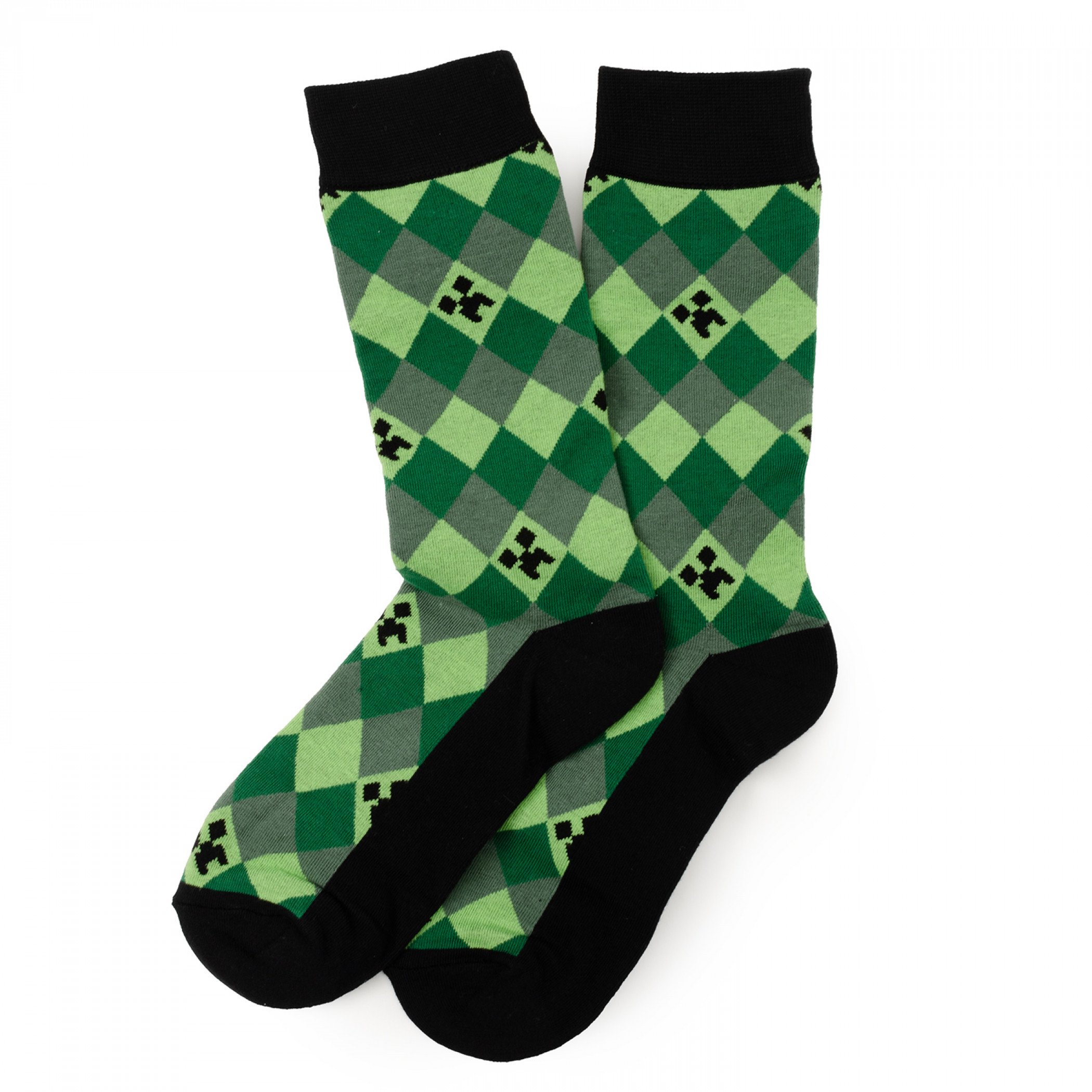 Minecraft Creeper Men's 3 Premium Sock Set