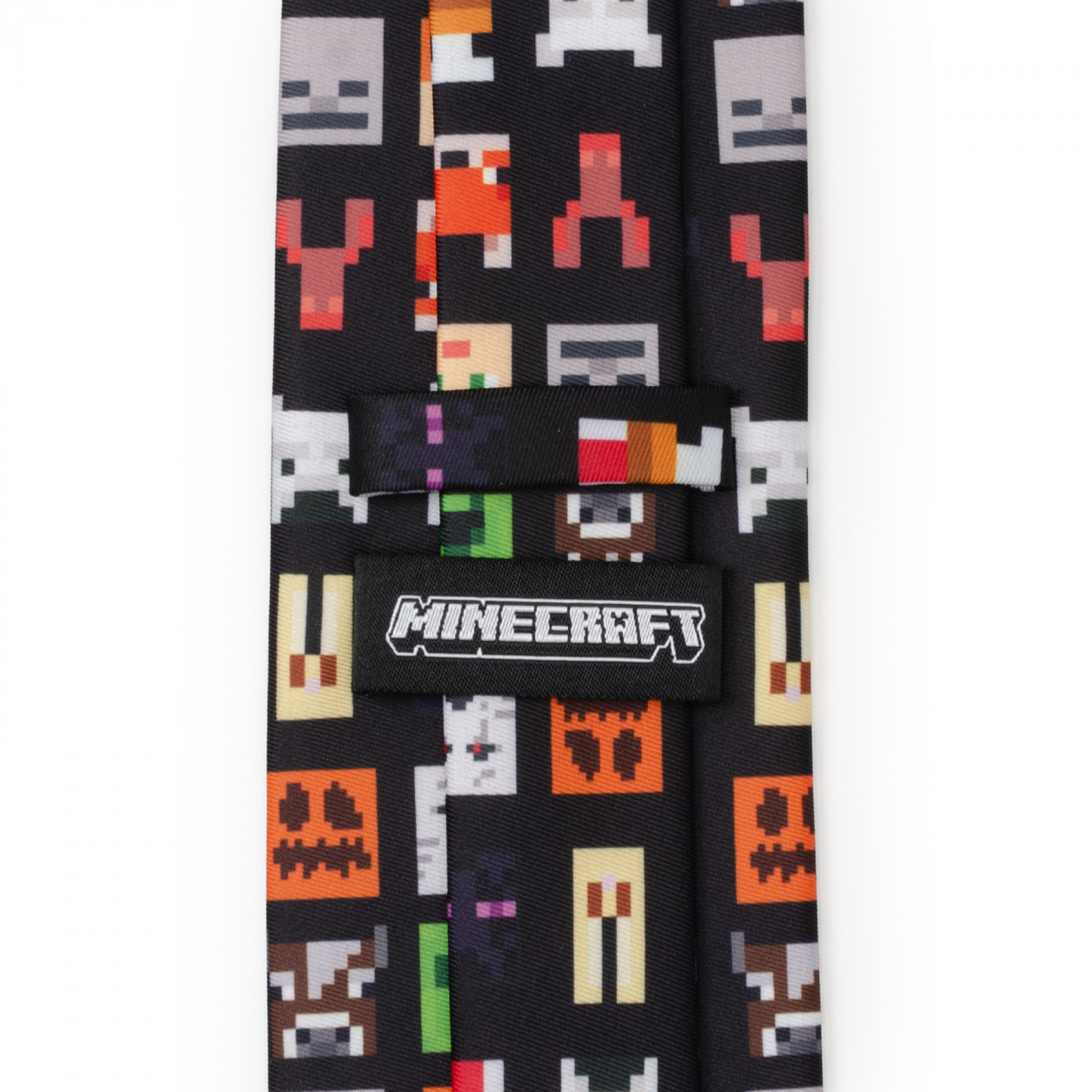 Minecraft Character Black Men's Tie