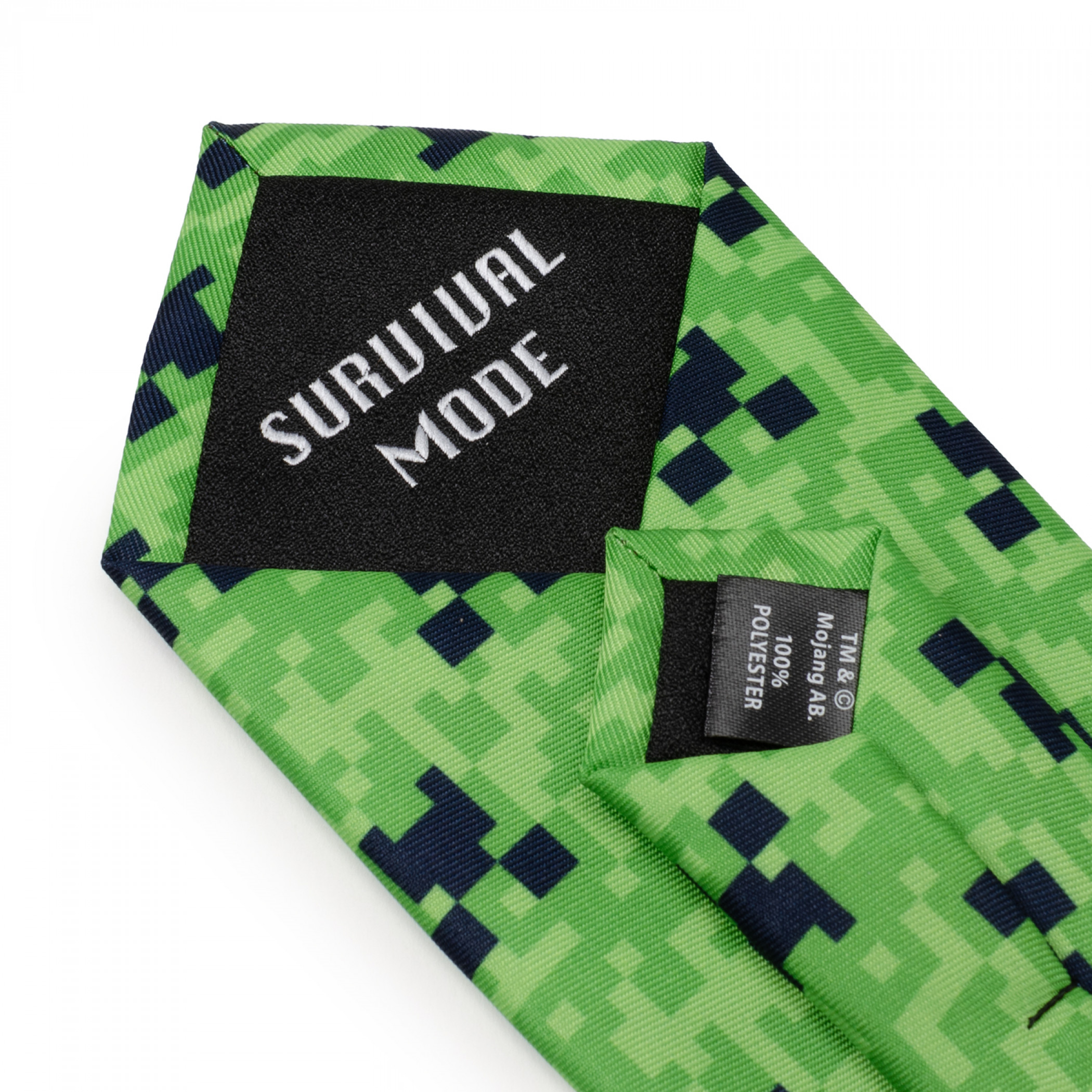 Minecraft Creeper Green Men's Tie