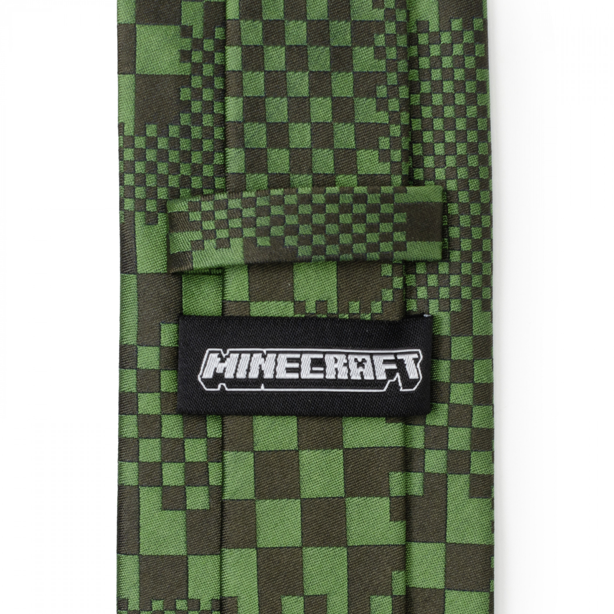 Minecraft Hidden Creeper Green Men's Tie