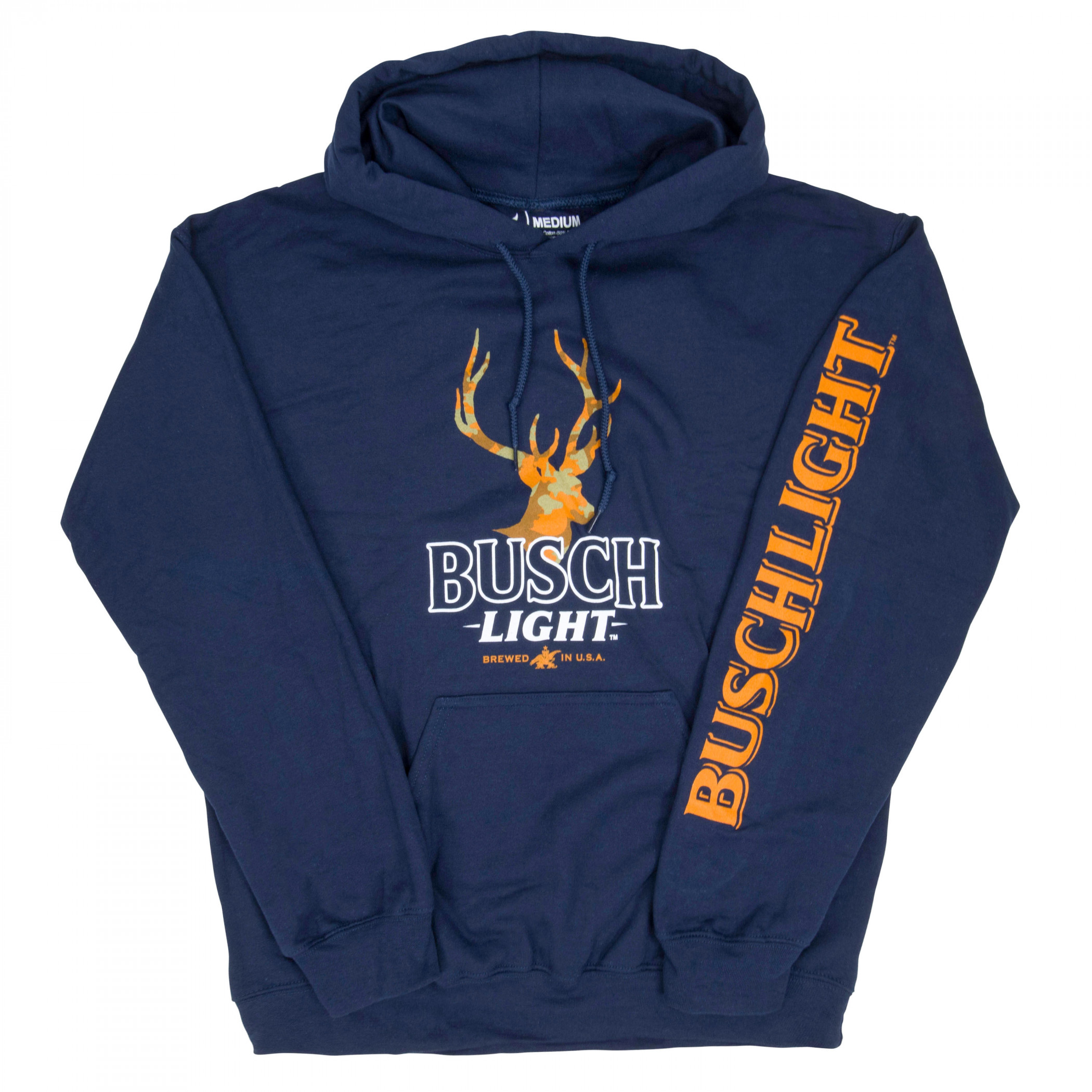 Busch Light Orange Hunter Camo Deer Hoodie