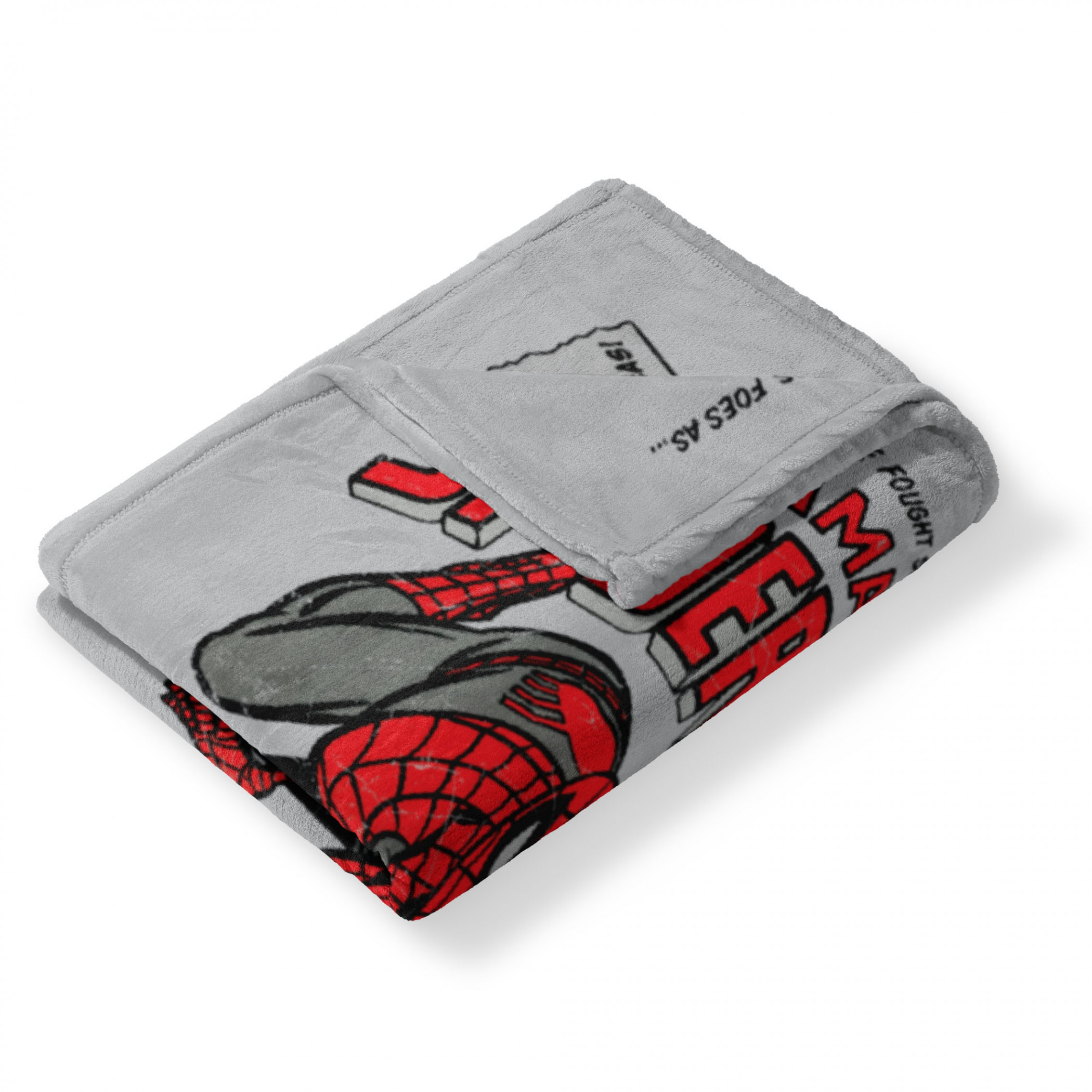 Spider-Man Peter Parker Alias Silk Touch Throw Blanket