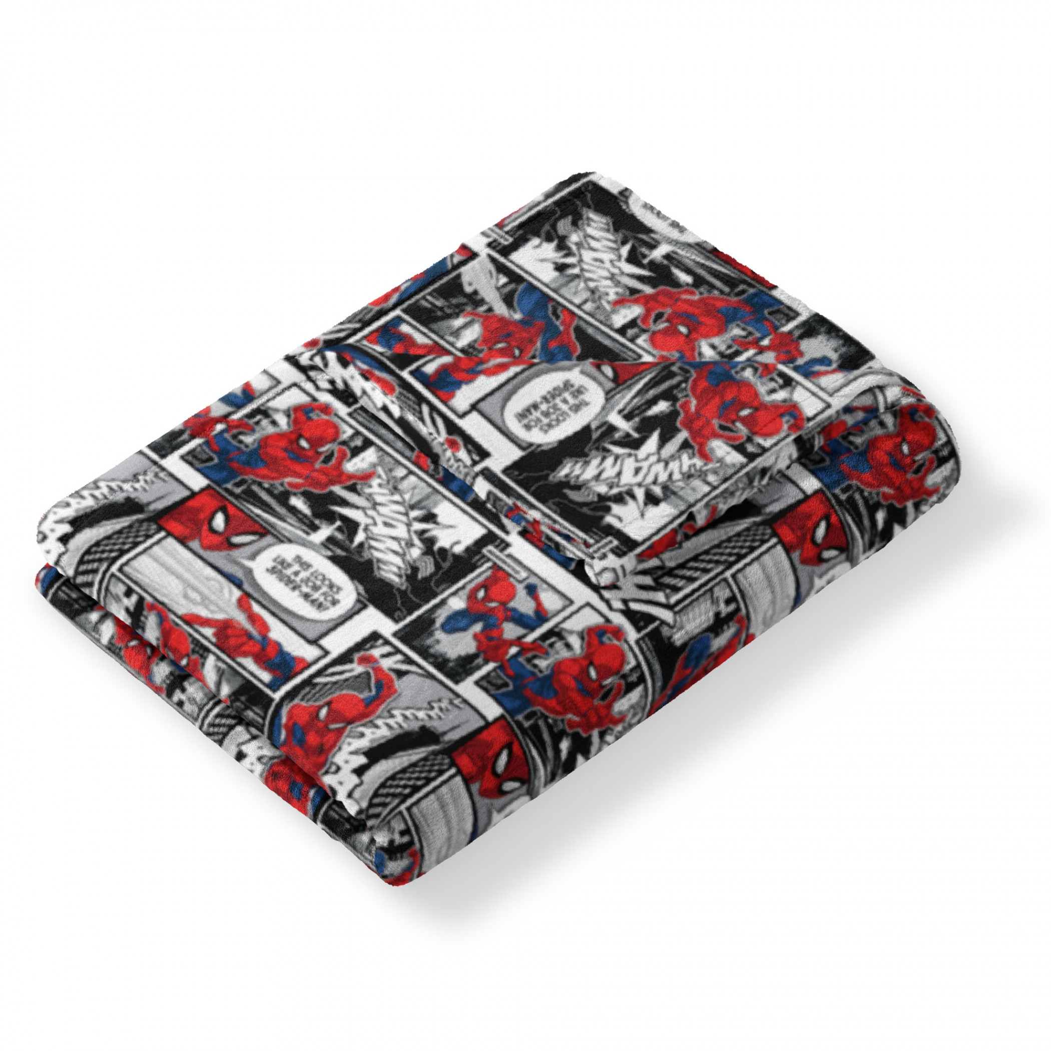 Spider-Man Comic Pattern Silk Touch Throw Blanket