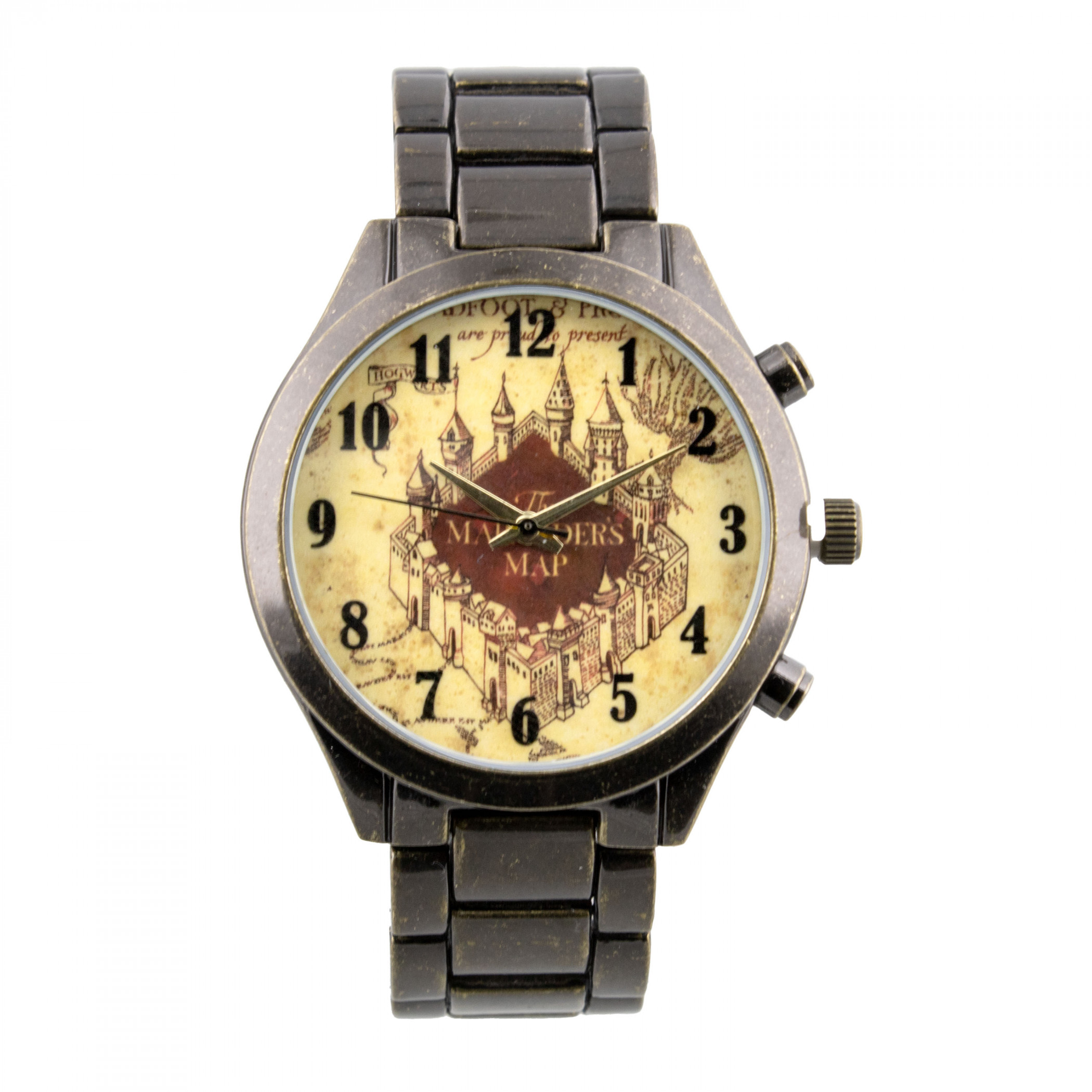 Harry Potter Marauder's Map Watch with Metal Band