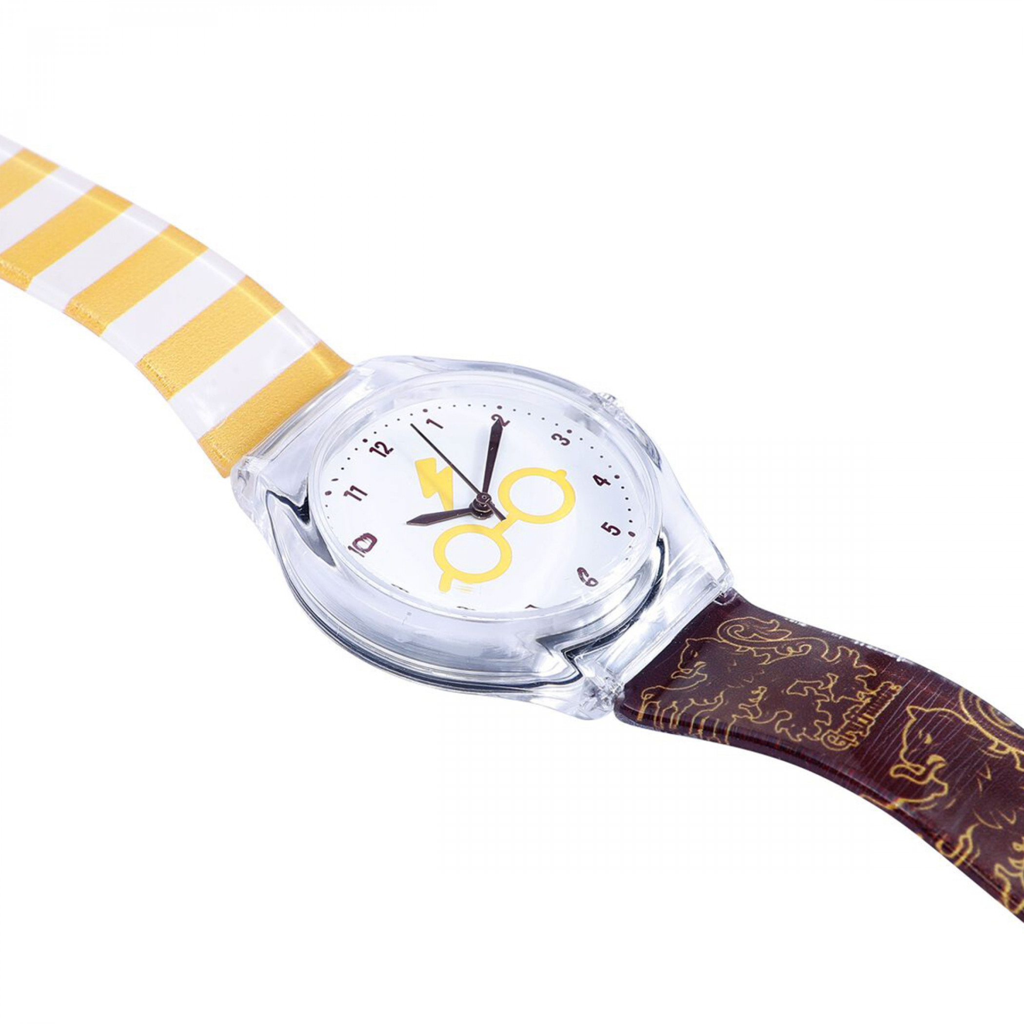 Harry Potter Glasses and Lightning Bolt Watch with Printed Band