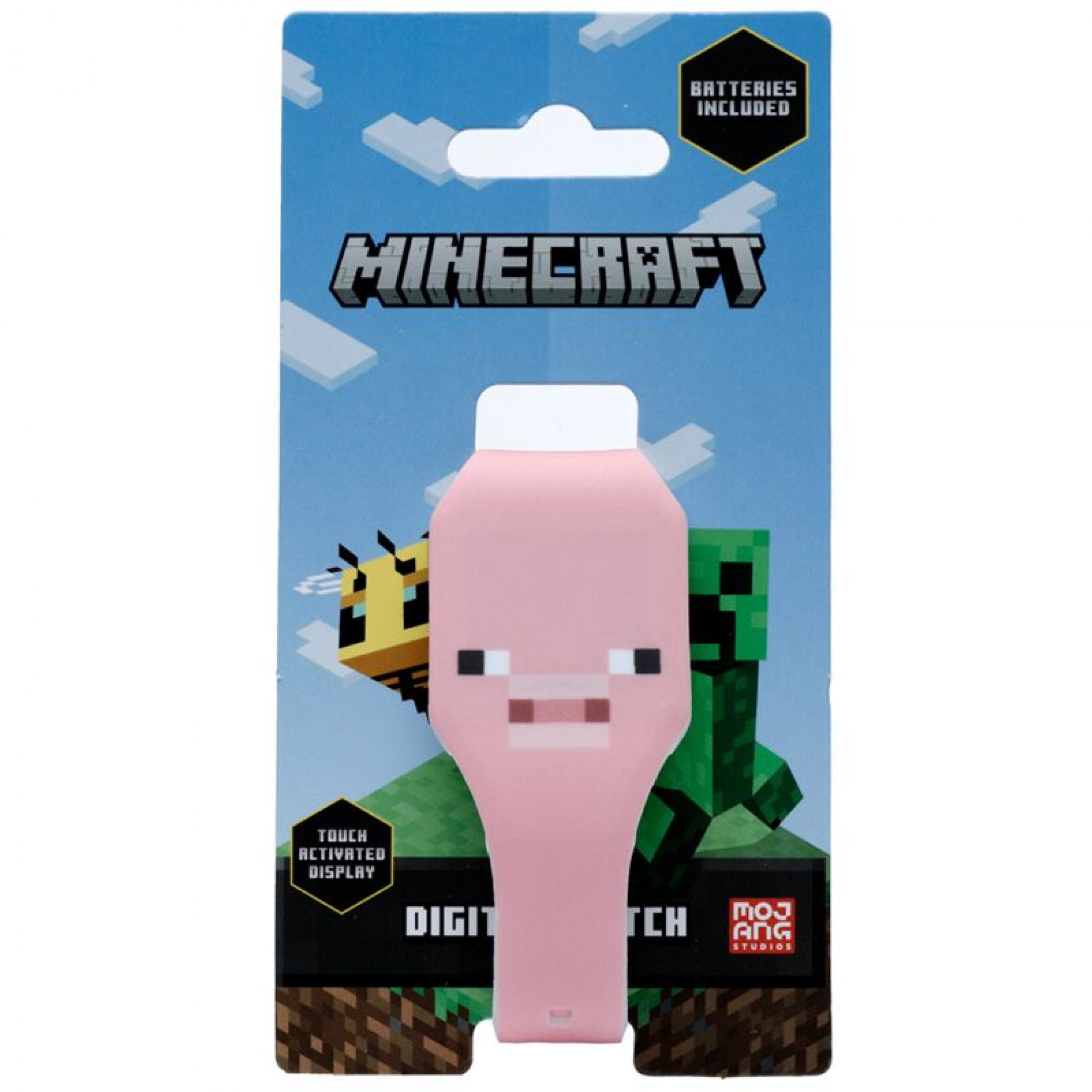 Minecraft Pig Mob Silicone Digital Watch