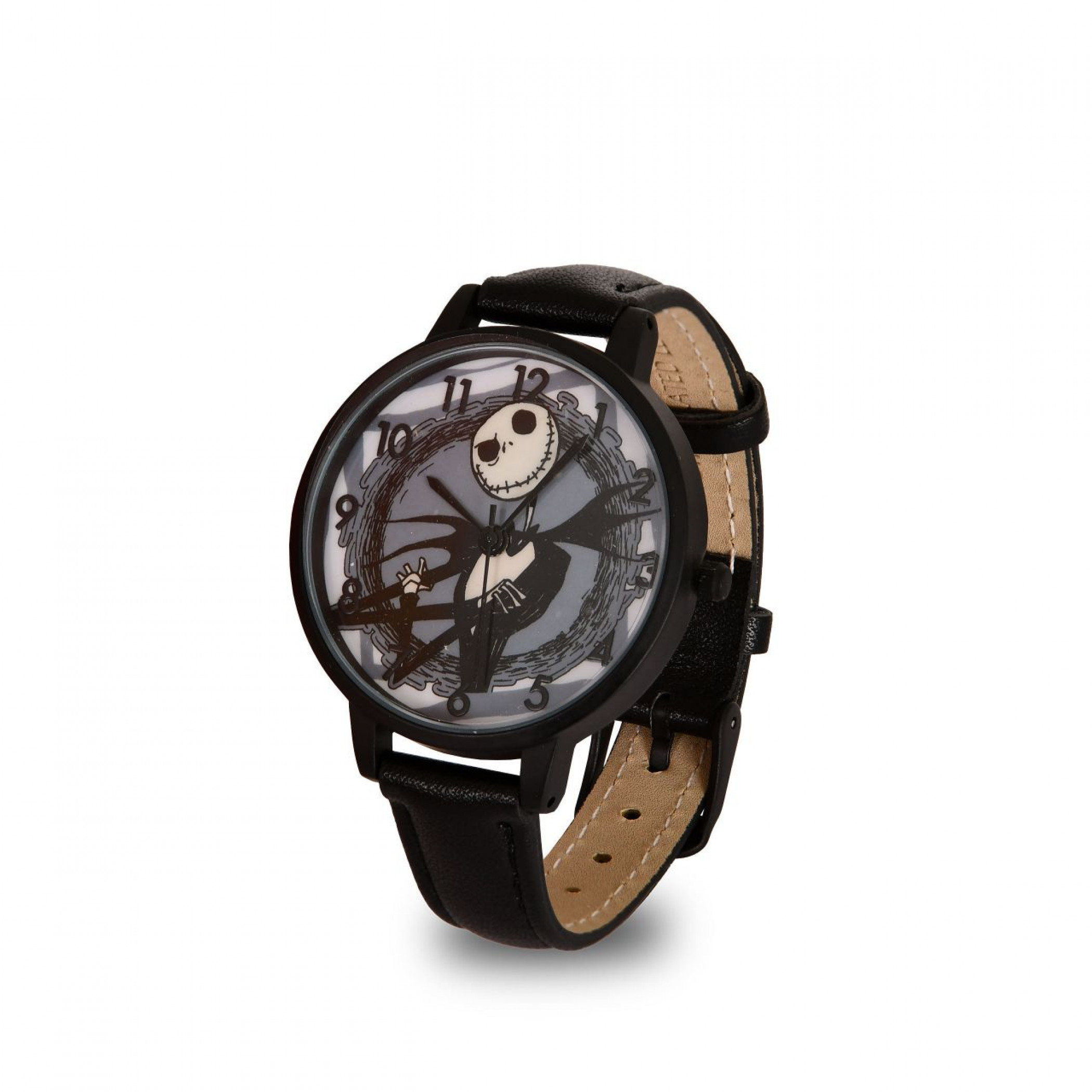 Nightmare Before Christmas Jack Skellington Watch with Leather Band